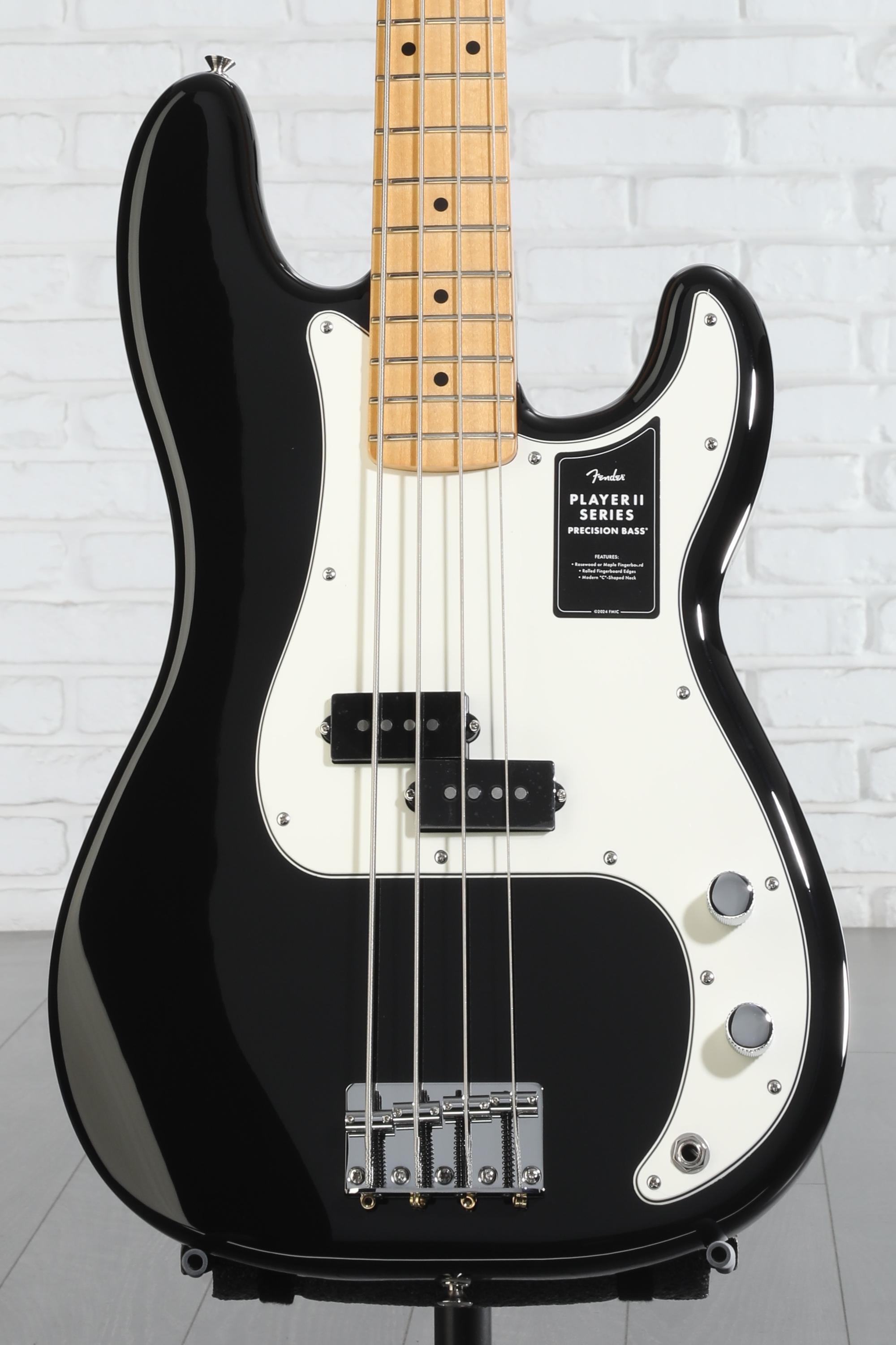本日限定価格Fender Player Ⅱ Precision Bass BLK Fender Player II Precision Bass - Black | Sweetwater