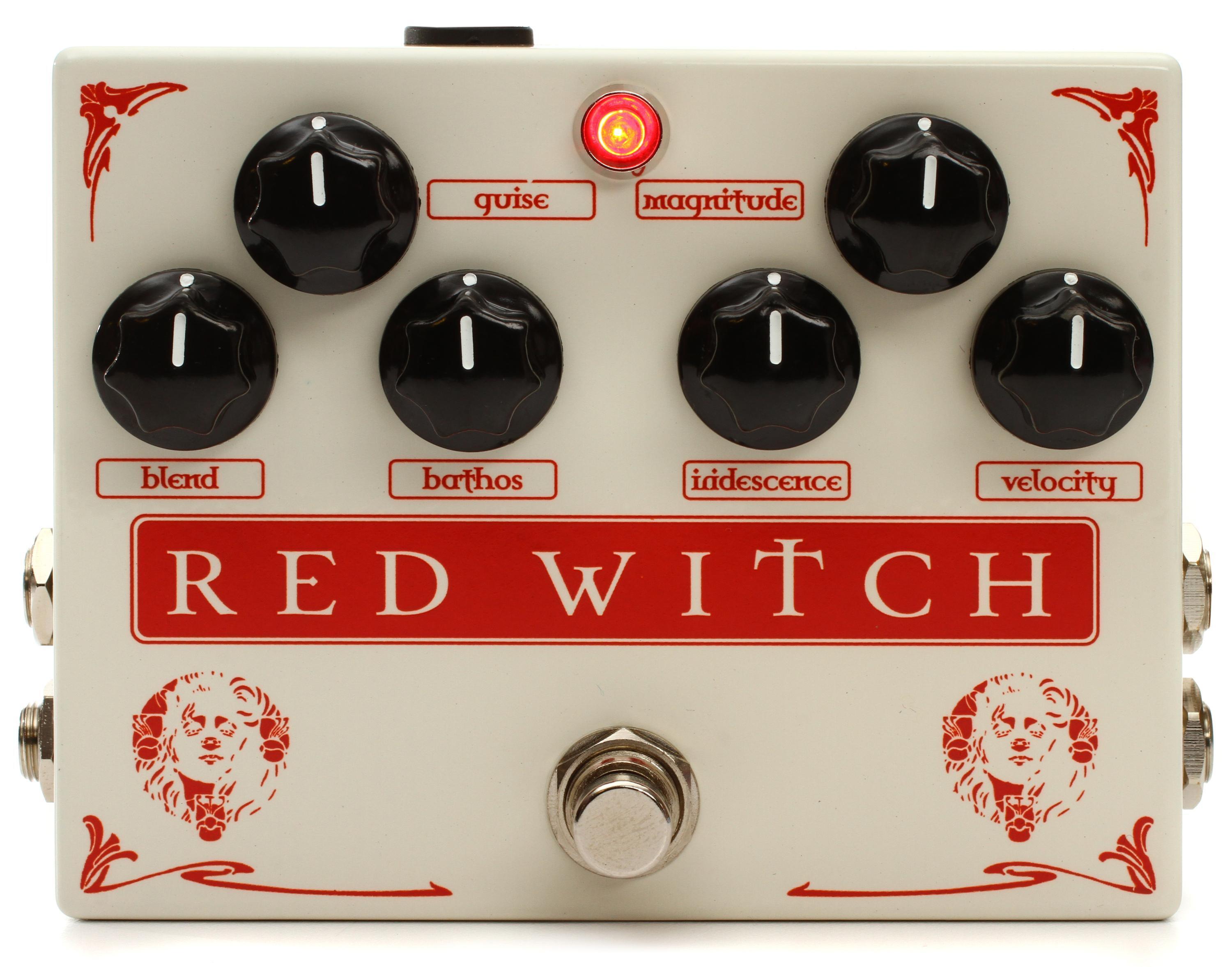 Red Witch Medusa Chorus and Tremolo Guitar Effects Pedal-