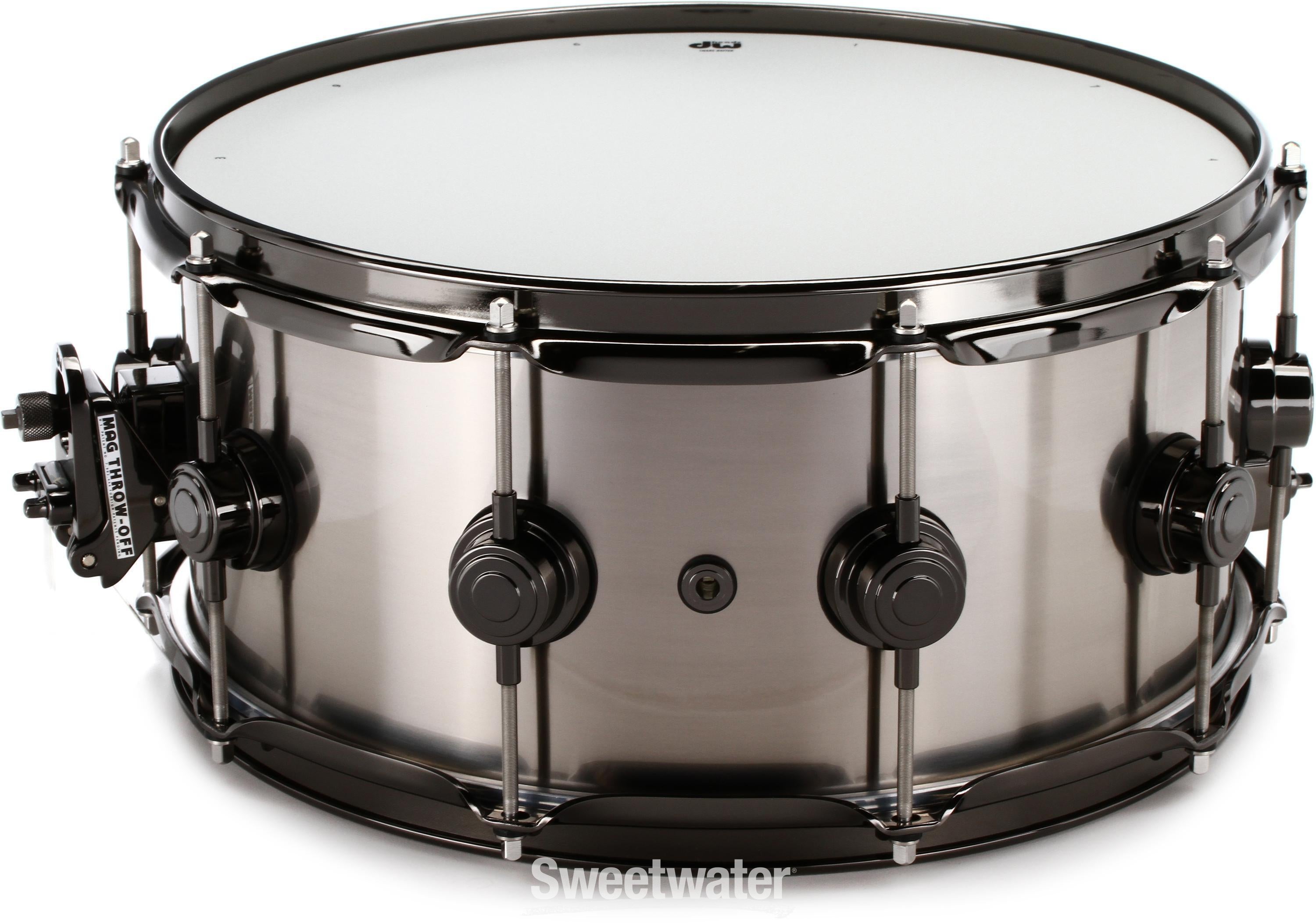 DW Collector's Series Metal Snare Drum - 6.5 x 14 inch - Titanium 1mm