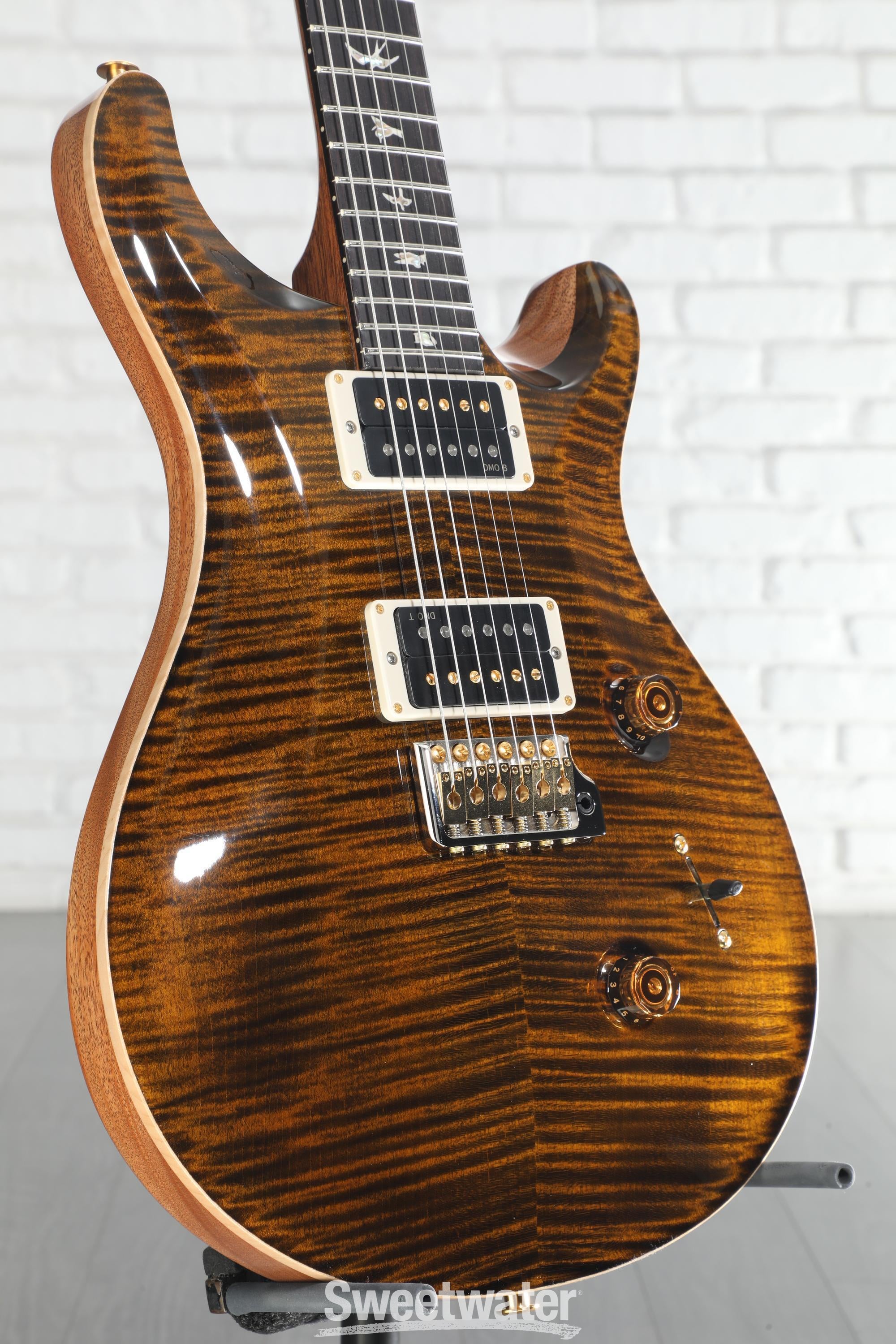 Photo of PRS Custom 24 Electric Guitar - Tiger Eye, 10-Top
