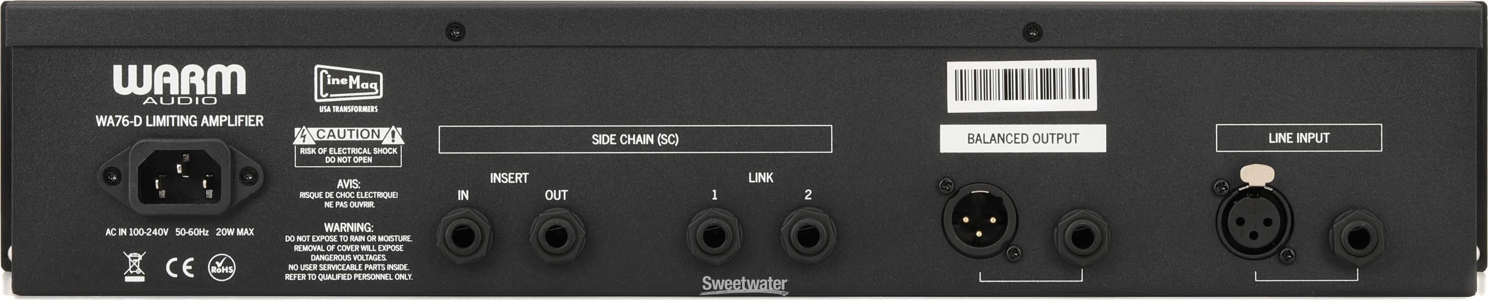 Warm Audio WA76-D Discrete FET Compressor/Limiter | Sweetwater Warm Audio WA76-D Discrete FET Compressor/Limiter | Sweetwater