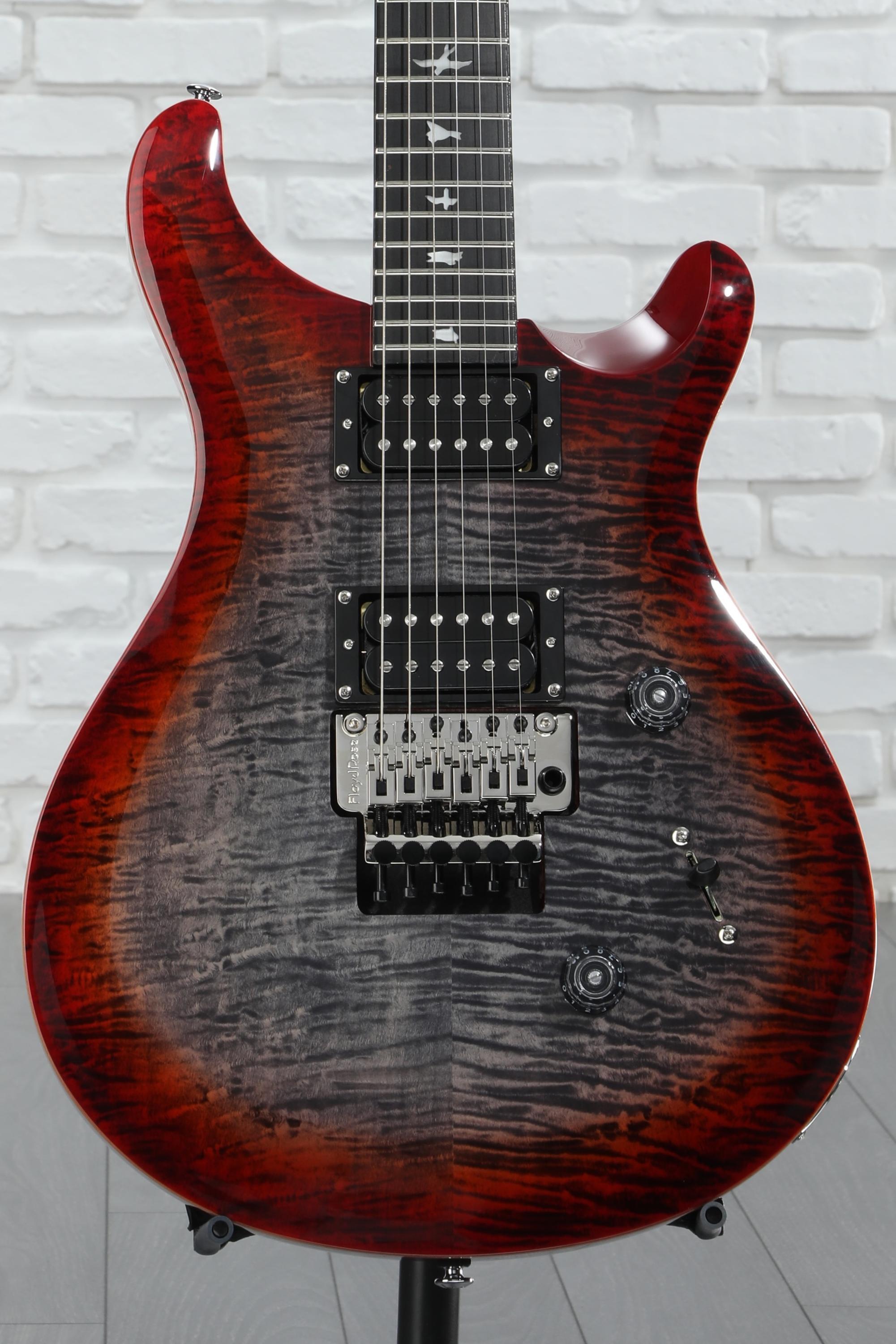 v*s様 PRS SE Custom24 Floyd charcoal burs PRS SE Custom 24 Floyd Electric Guitar - Charcoal Burst