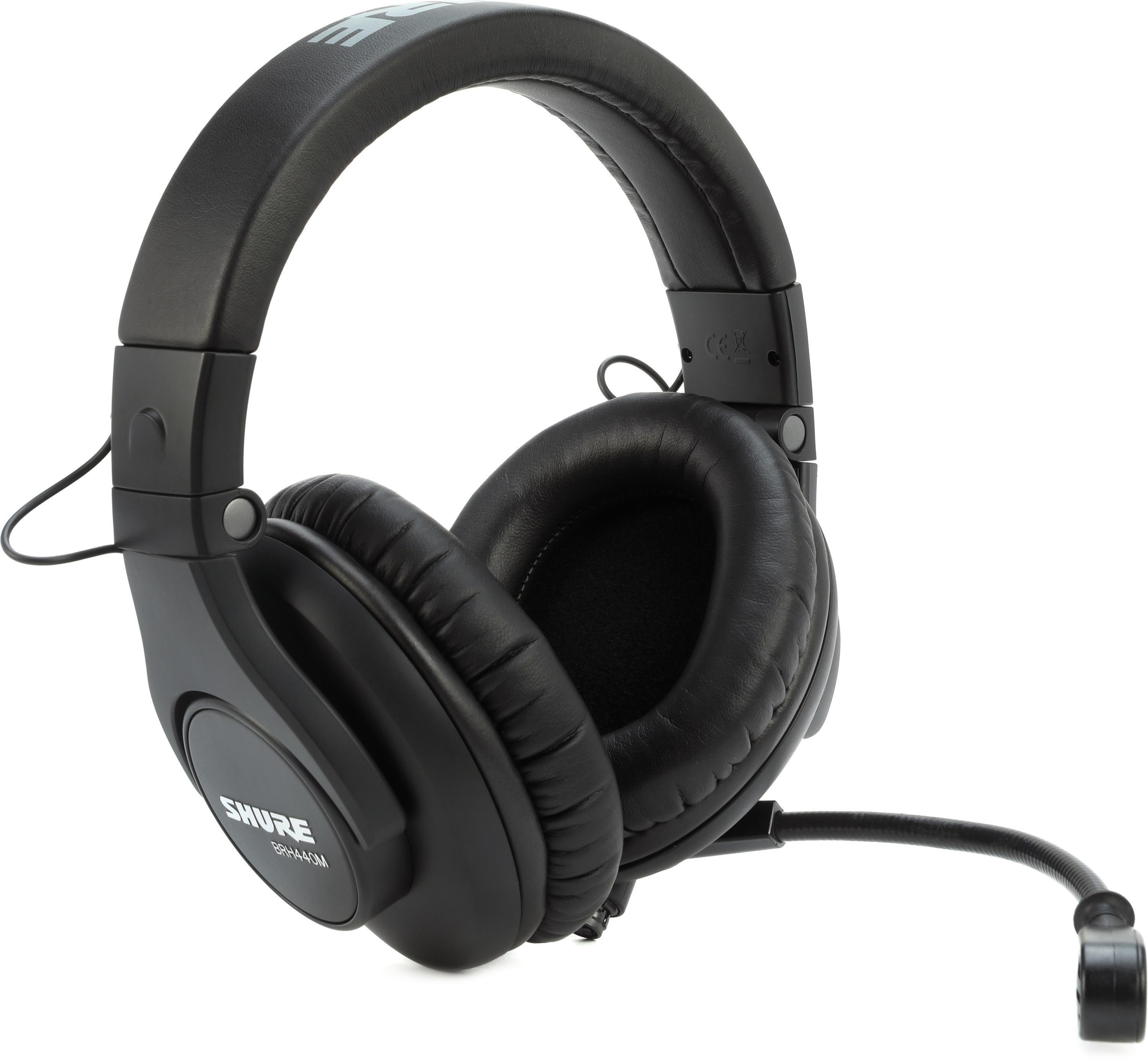 Shure BRH440M-LC Dual-Sided Broadcast Headset with 5-Pin XLR