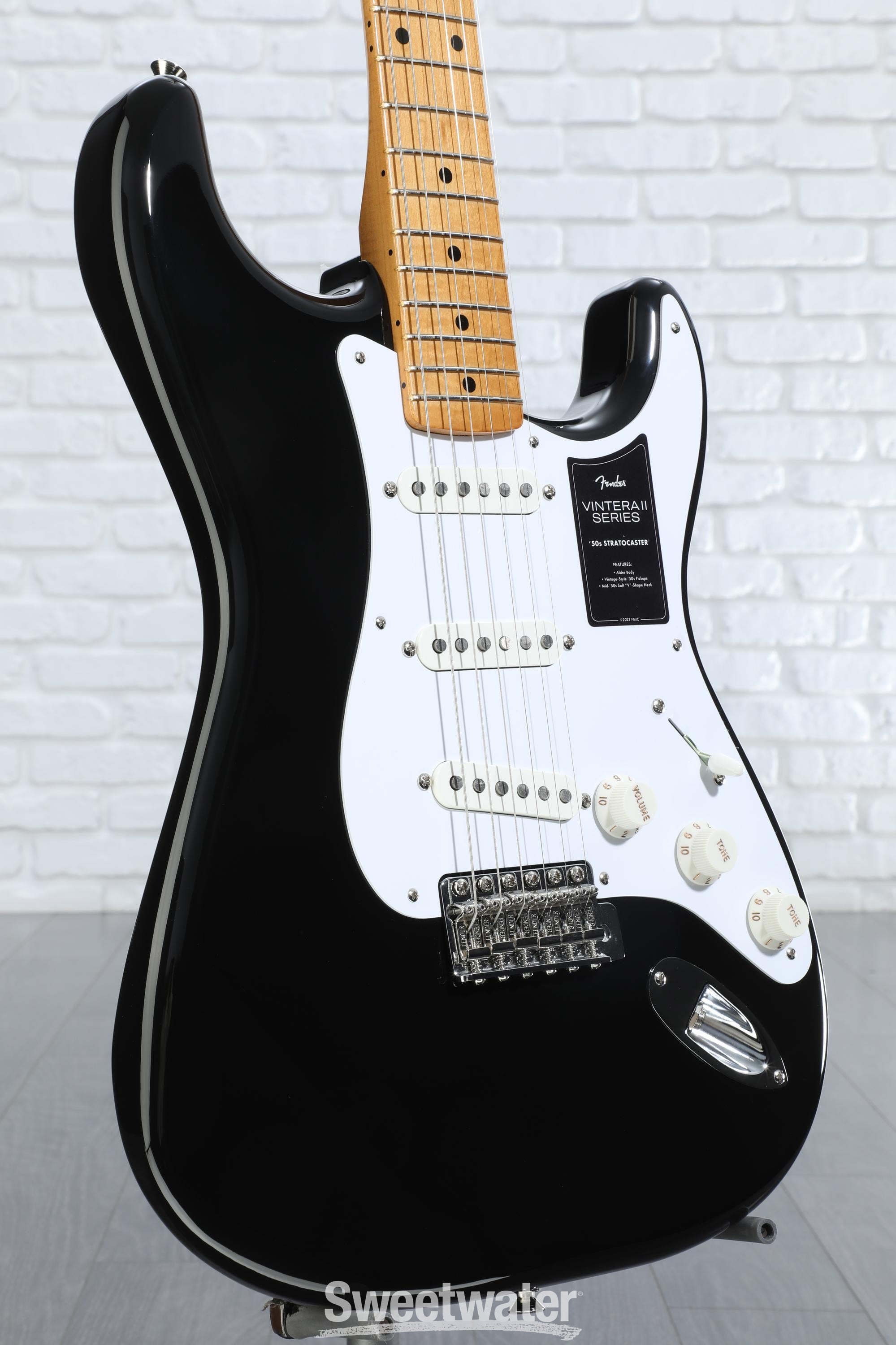 Fender Vintera II '50s Stratocaster Electric Guitar - Black