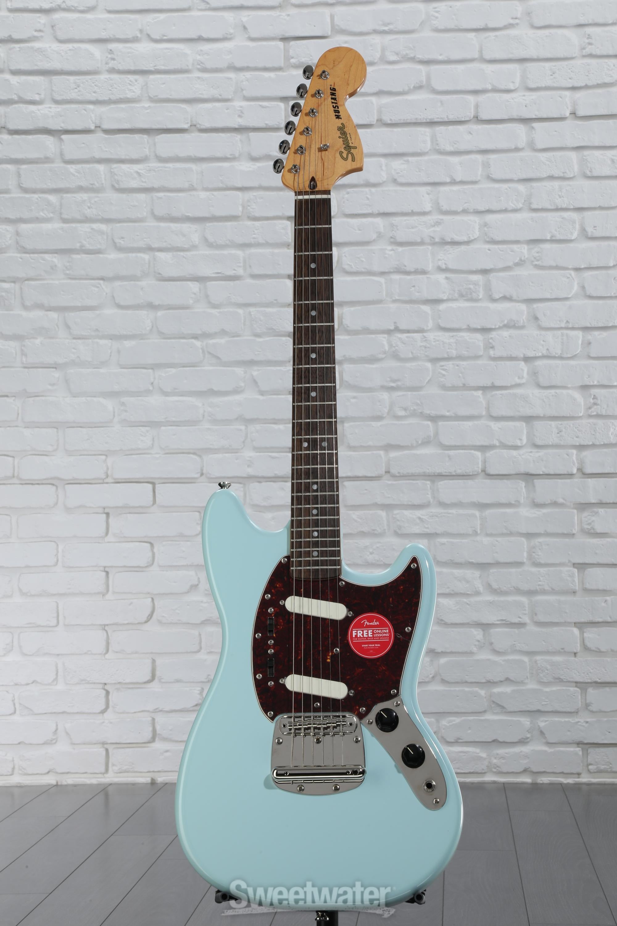 Squier Classic Vibe '60s Mustang Electric Guitar - Sonic