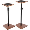 Photo of On-Stage SMS7500 Wood Studio Monitor Stands - Rosewood