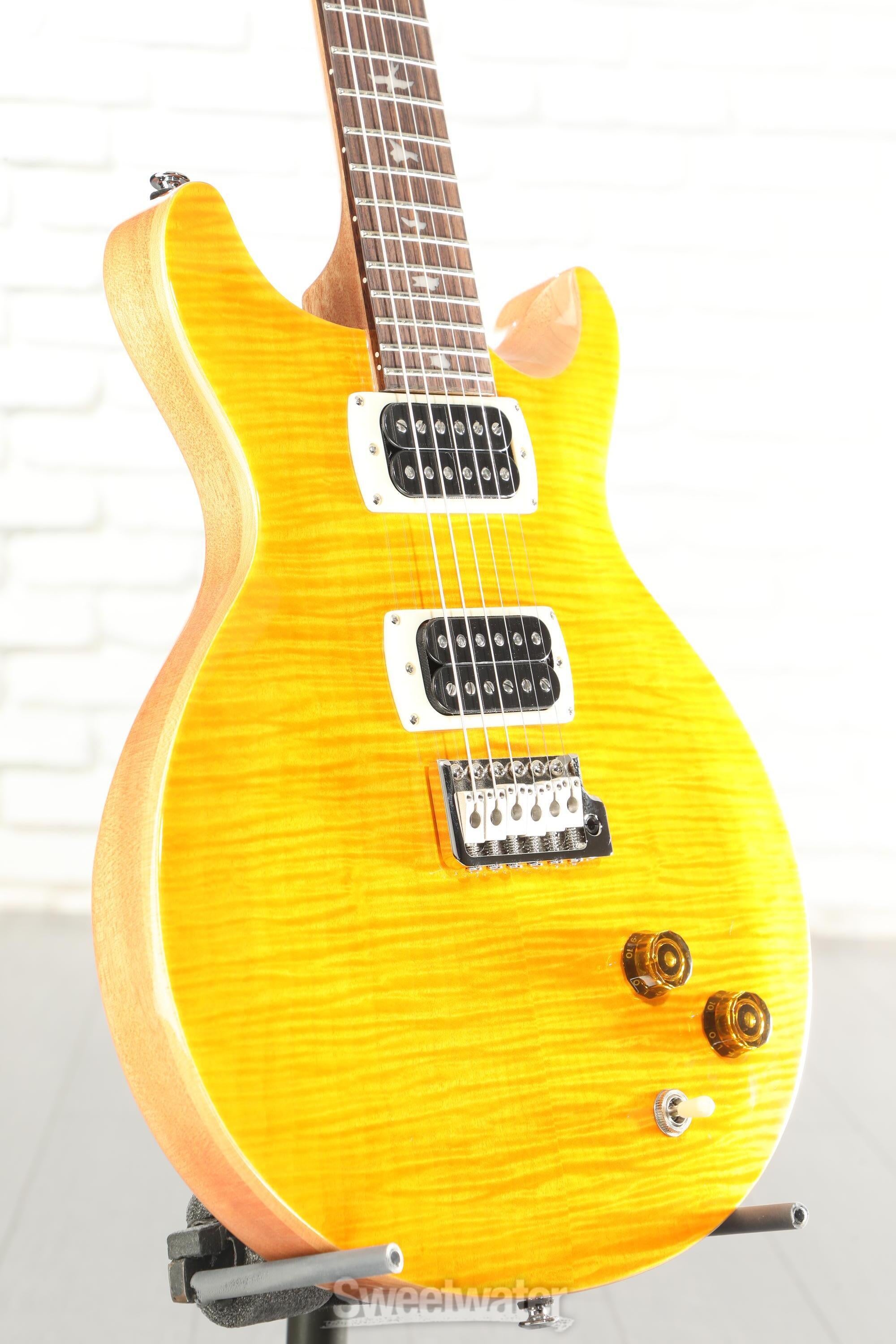 PRS SE Santana Electric Guitar - Santana Yellow | Sweetwater