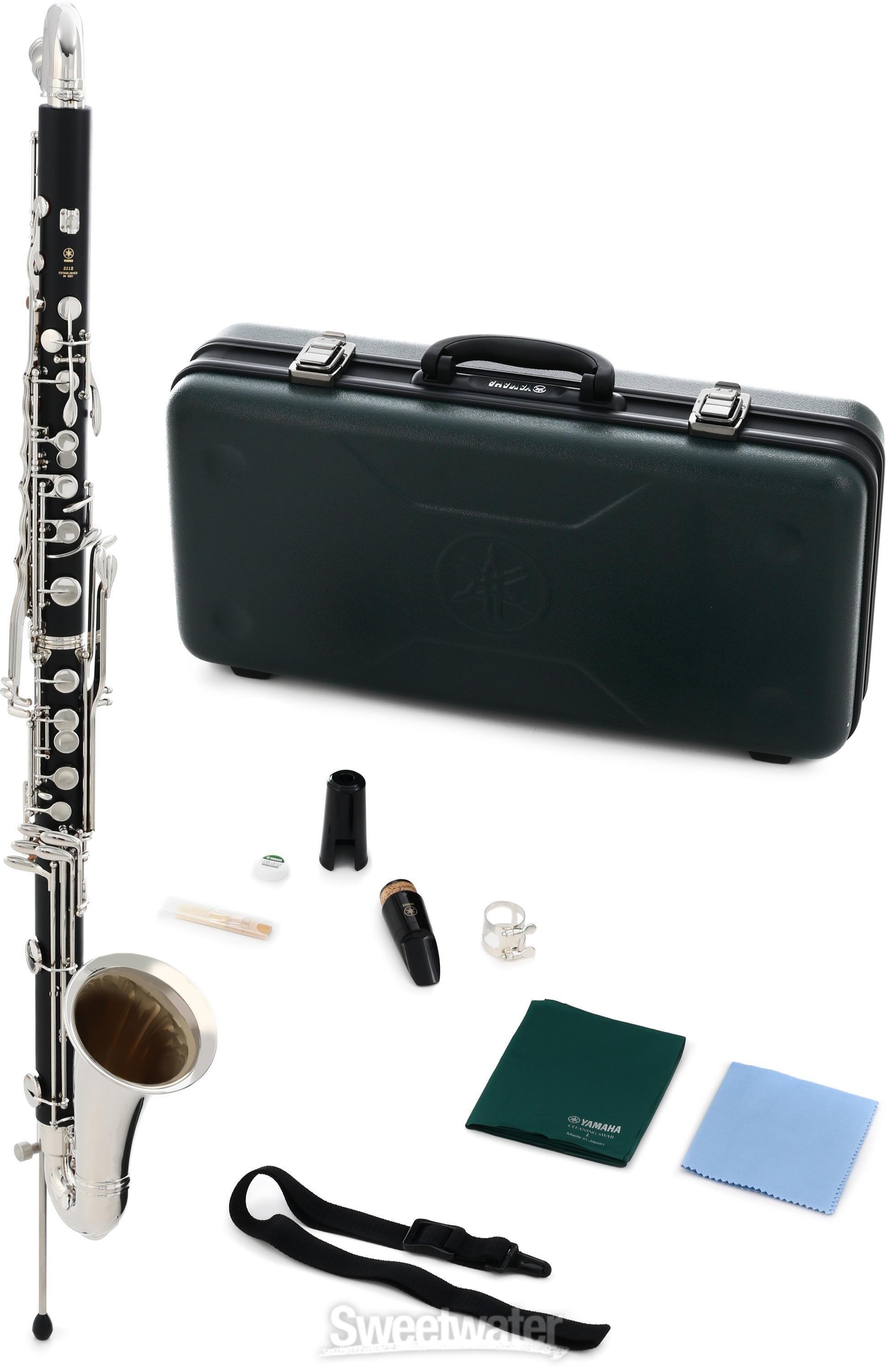 Yamaha YCL-221II Student Bass Clarinet with Nickel Keys | Sweetwater