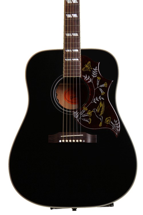 Gibson Acoustic Hummingbird - Ebony | Sweetwater Gibson Acoustic Hummingbird - Ebony | Sweetwater