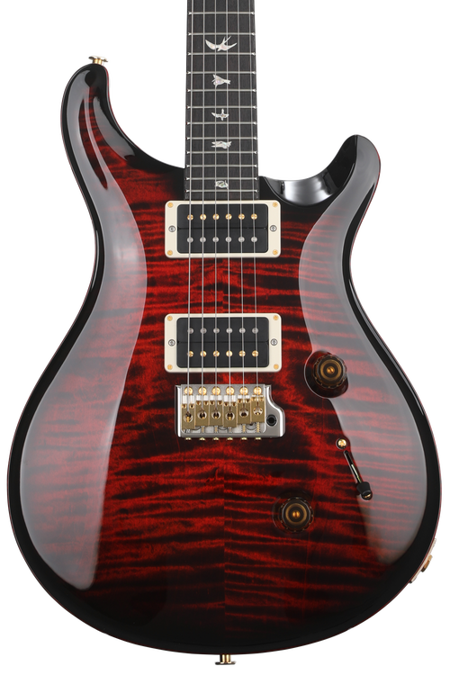 PRS Custom 24 10-Top Electric Guitar - Fire Smokeburst