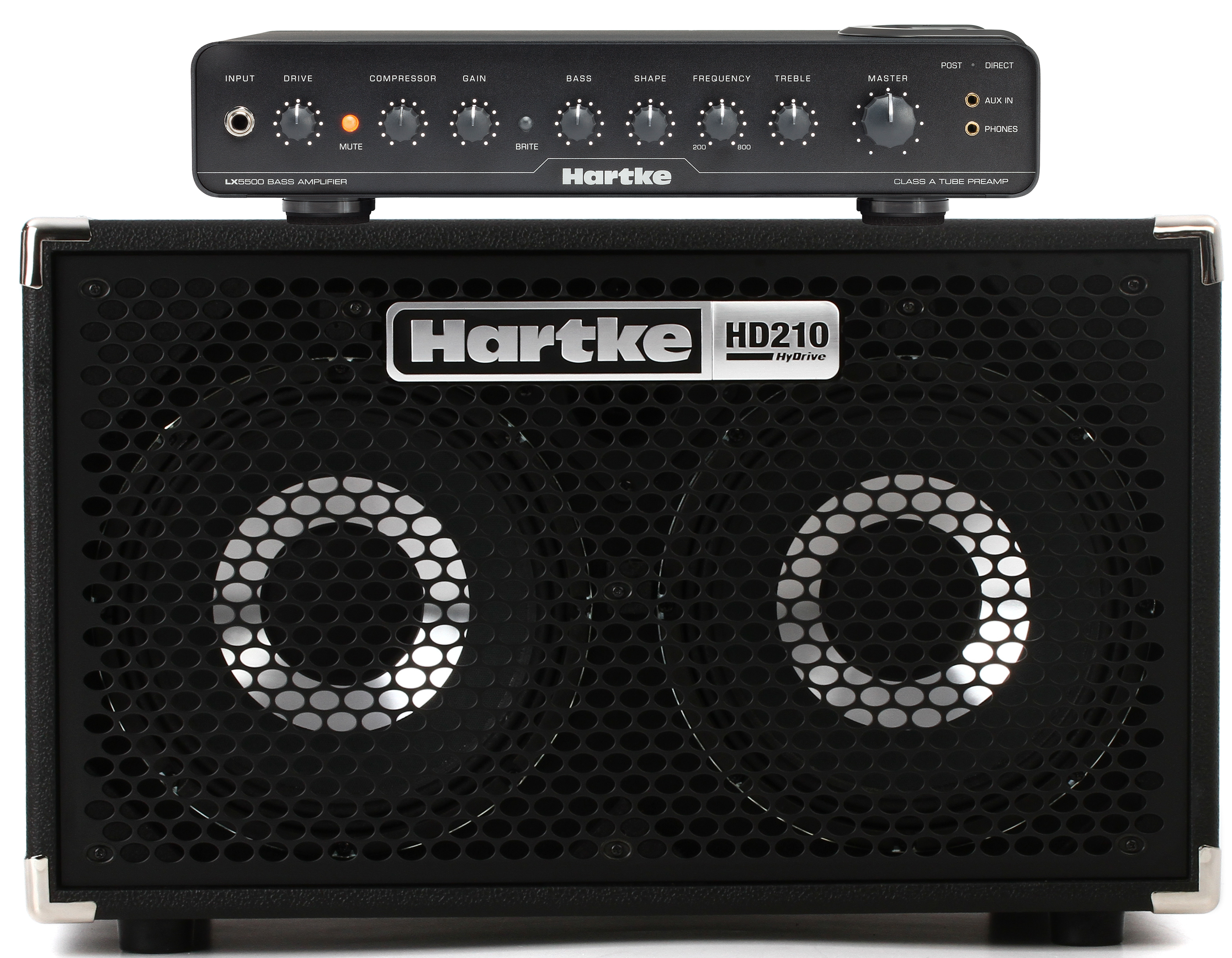 Hartke HyDrive HD210 500-watt 2x10-inch Bass Cabinet | Sweetwater