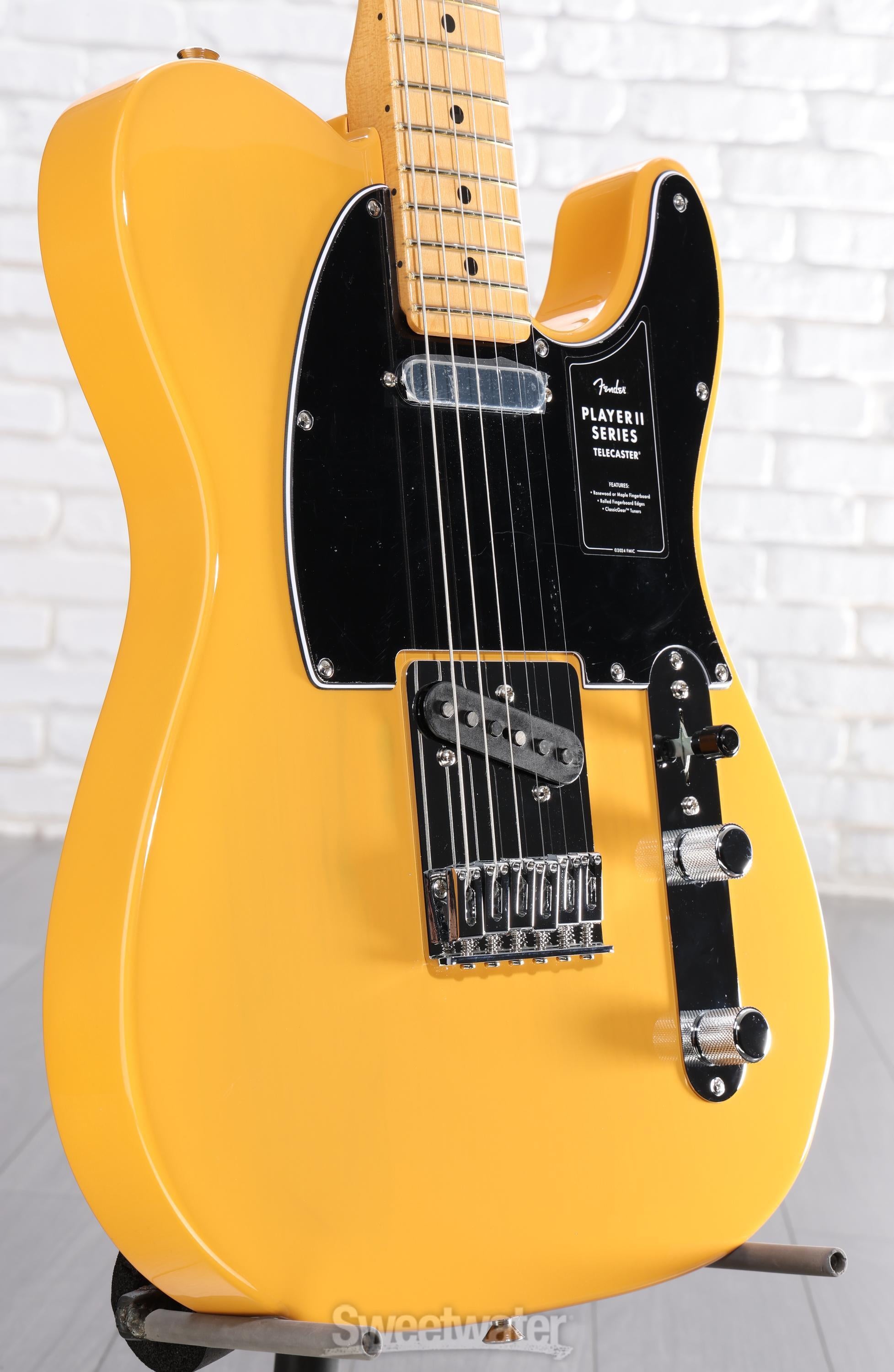 Photo of Fender Player II Telecaster Electric Guitar - Butterscotch Blonde with Maple Fingerboard