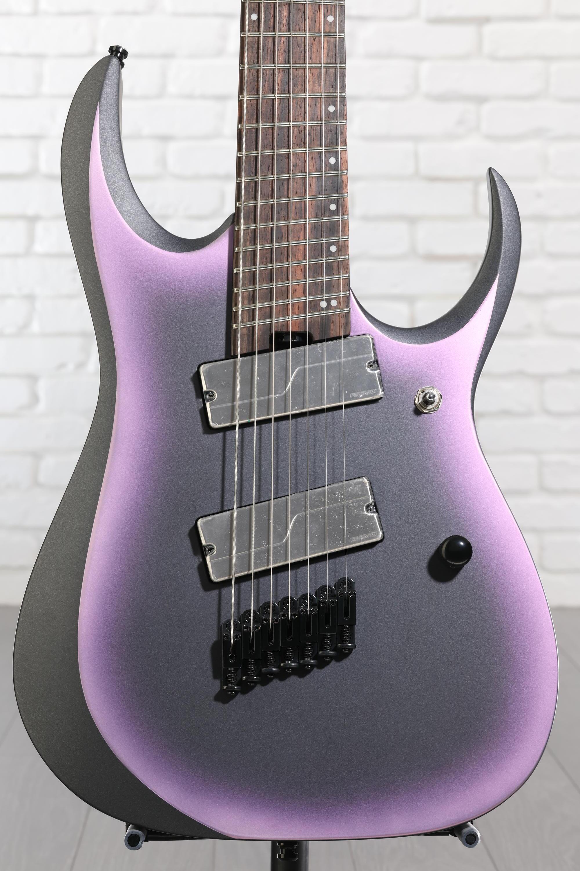 Ibanez Axion Label RGD71ALMS - Black Aurora Burst Matte | Sweetwater