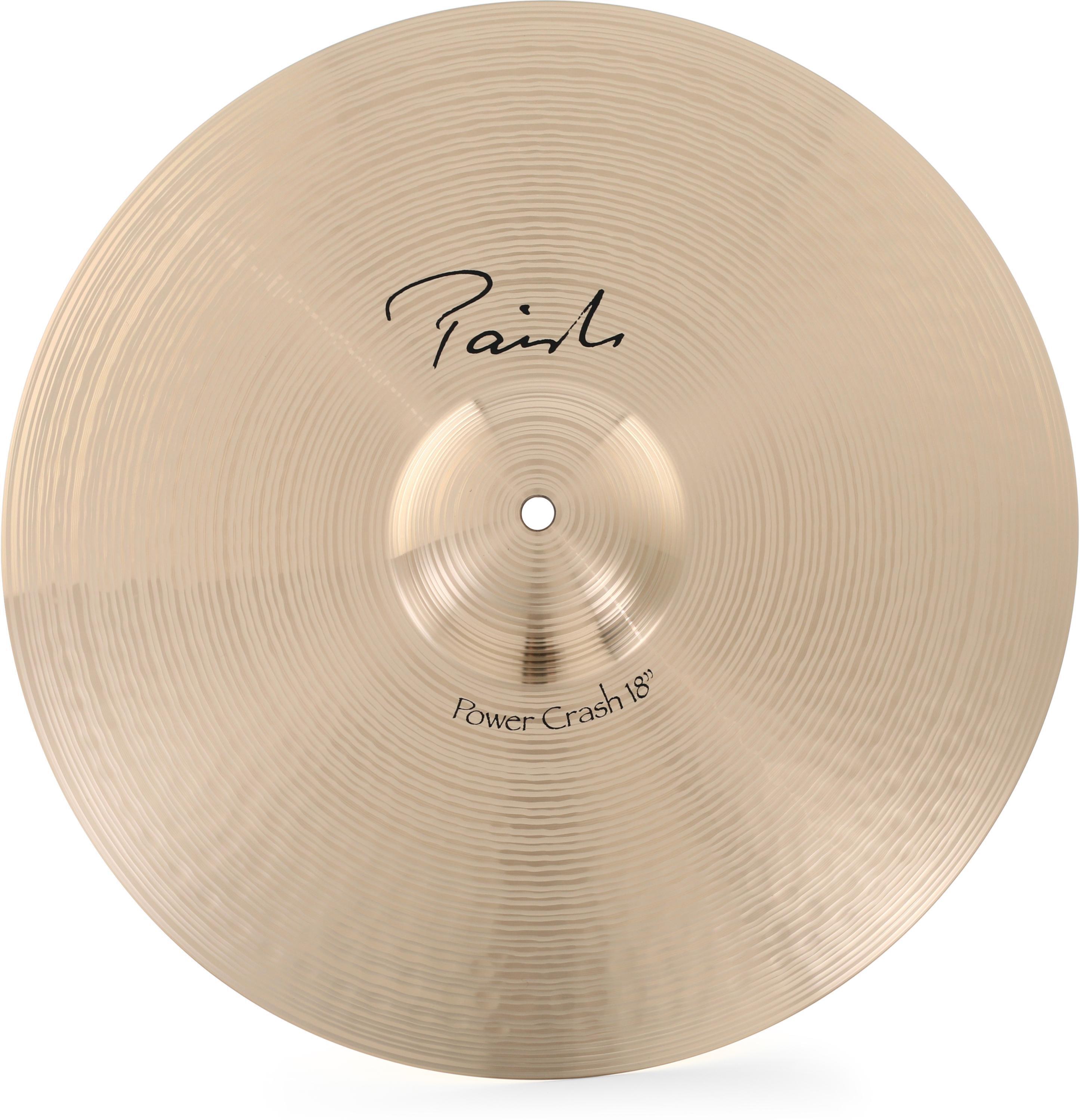 よろしくお願いいたしますPaiste signature power crash 18 - ドラム