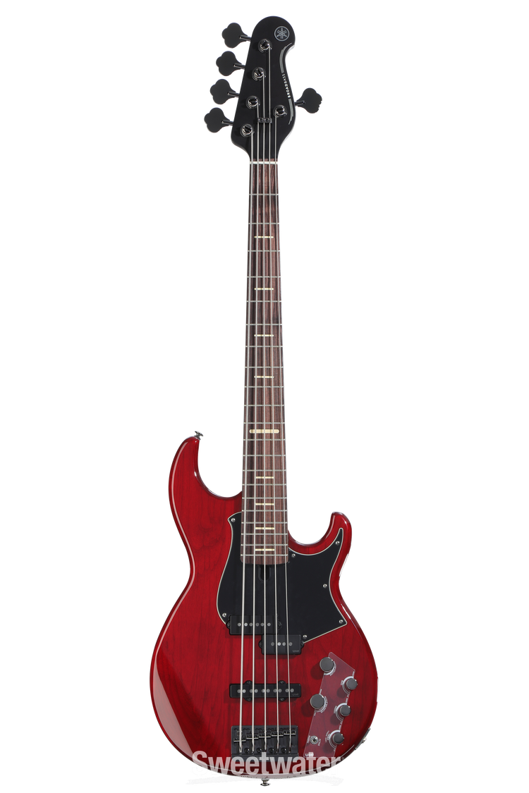 Yamaha BB735A 5-string Bass Guitar - Fired Red | Sweetwater