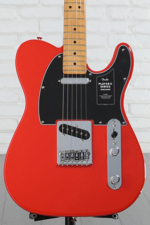 Fender Player II Telecaster Electric Guitar - Coral Red with Maple Fingerboard
