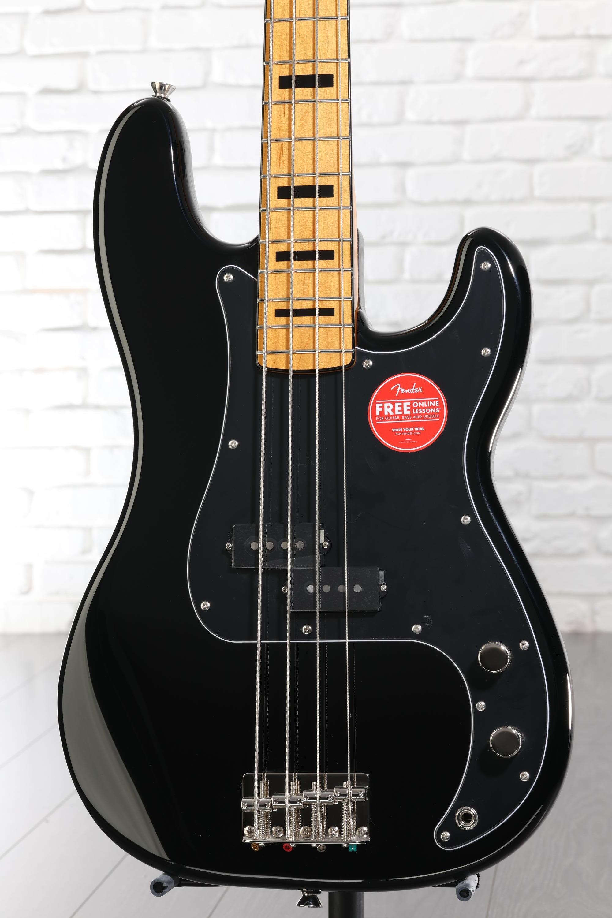 Squier Classic Vibe '70s Precision Bass - Black | Sweetwater