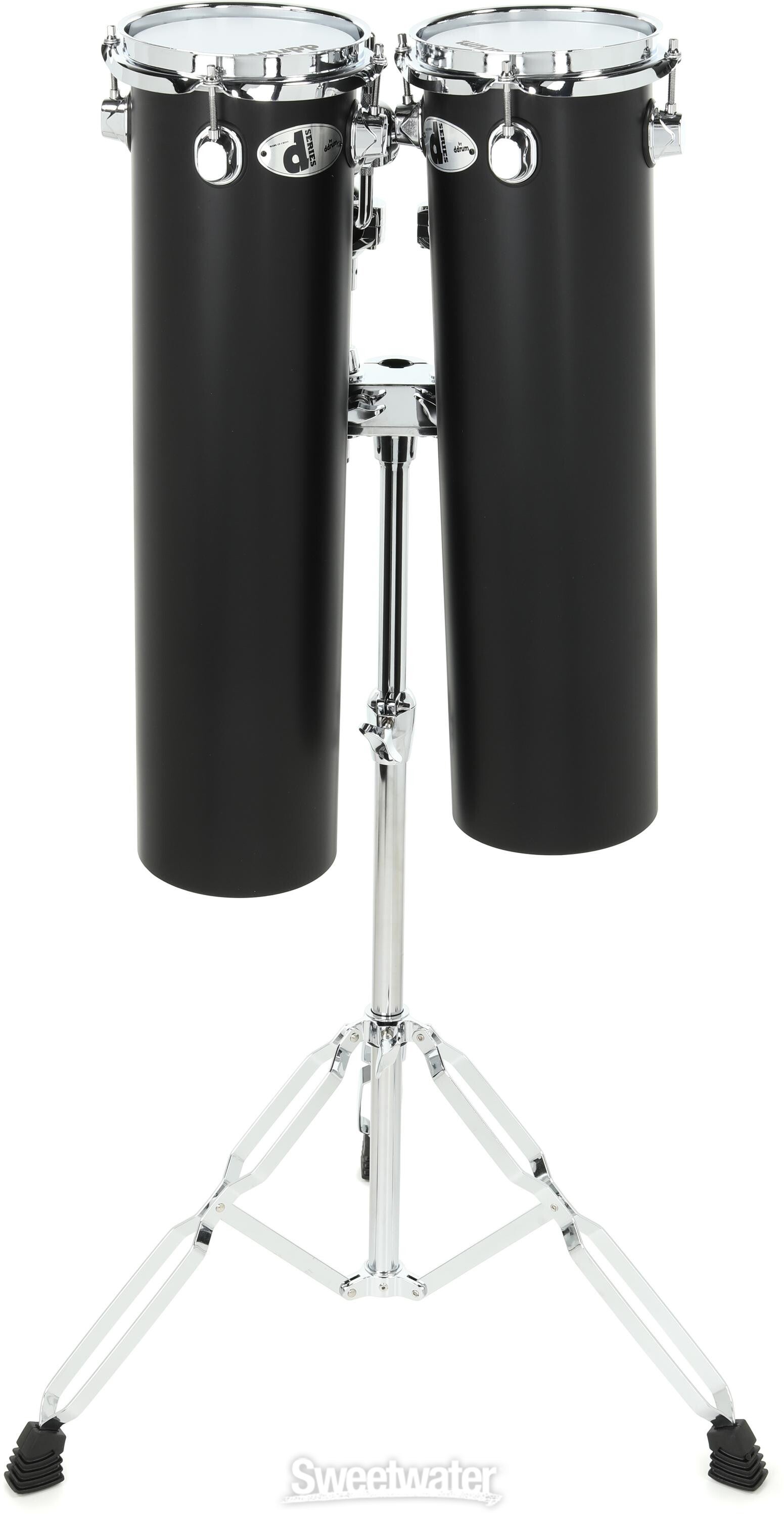 ddrum Deccabon Fiberglass Set - 22-inch/24-inch, Satin Black