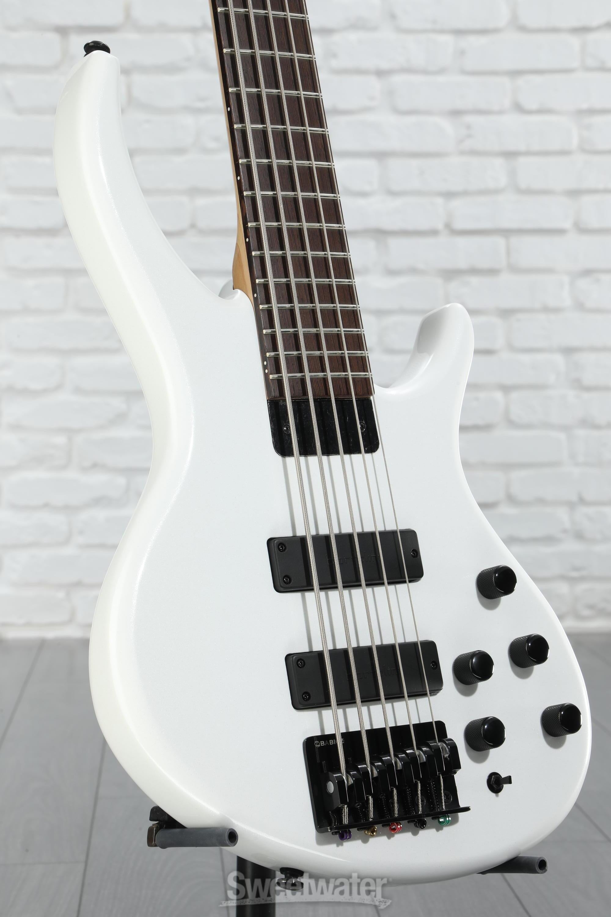 Tobias Killer B V 5-string Bass Guitar - White Pearl