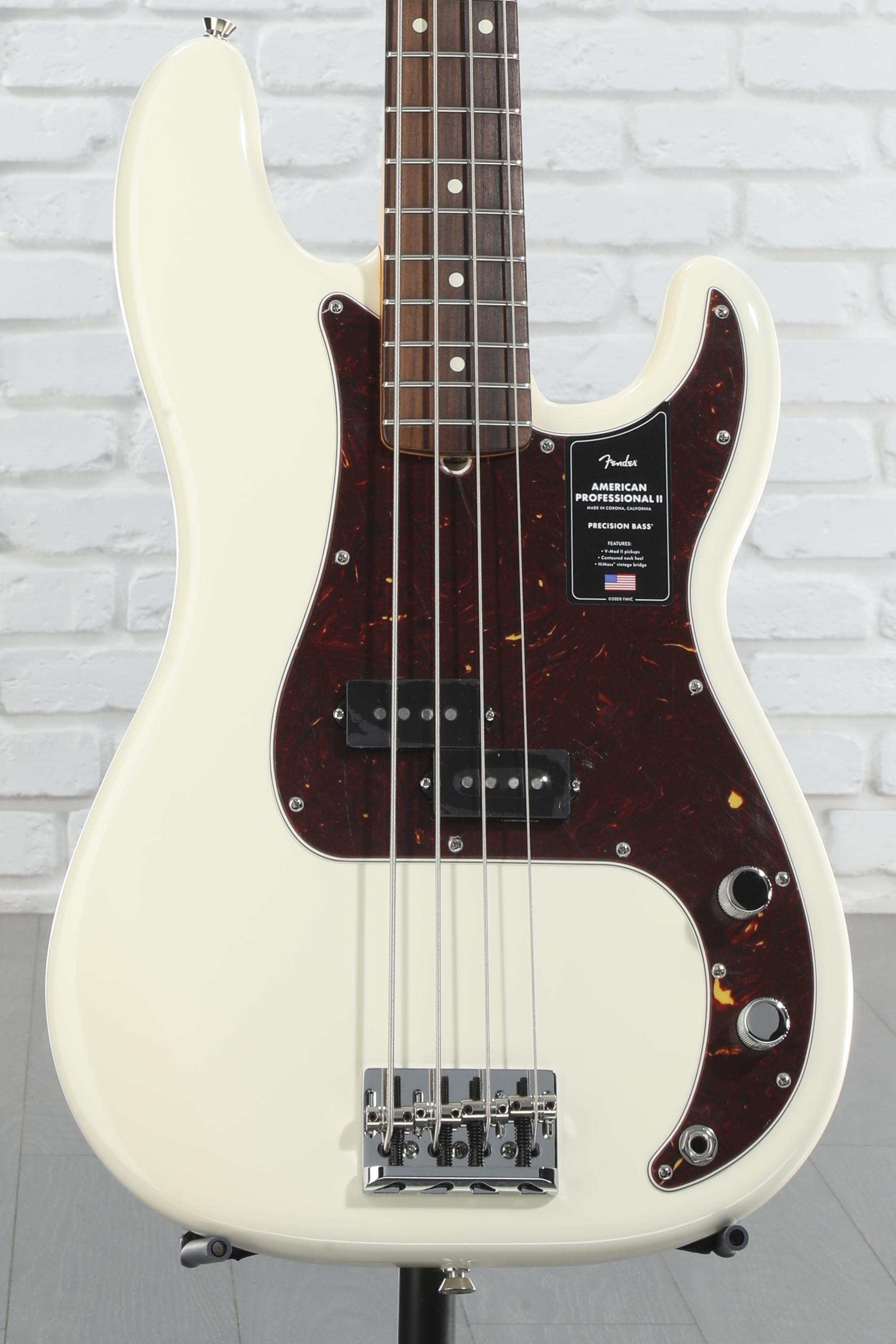 ベース American Professional II Precision Bass Fender American Professional II Precision Bass - Mystic Surf