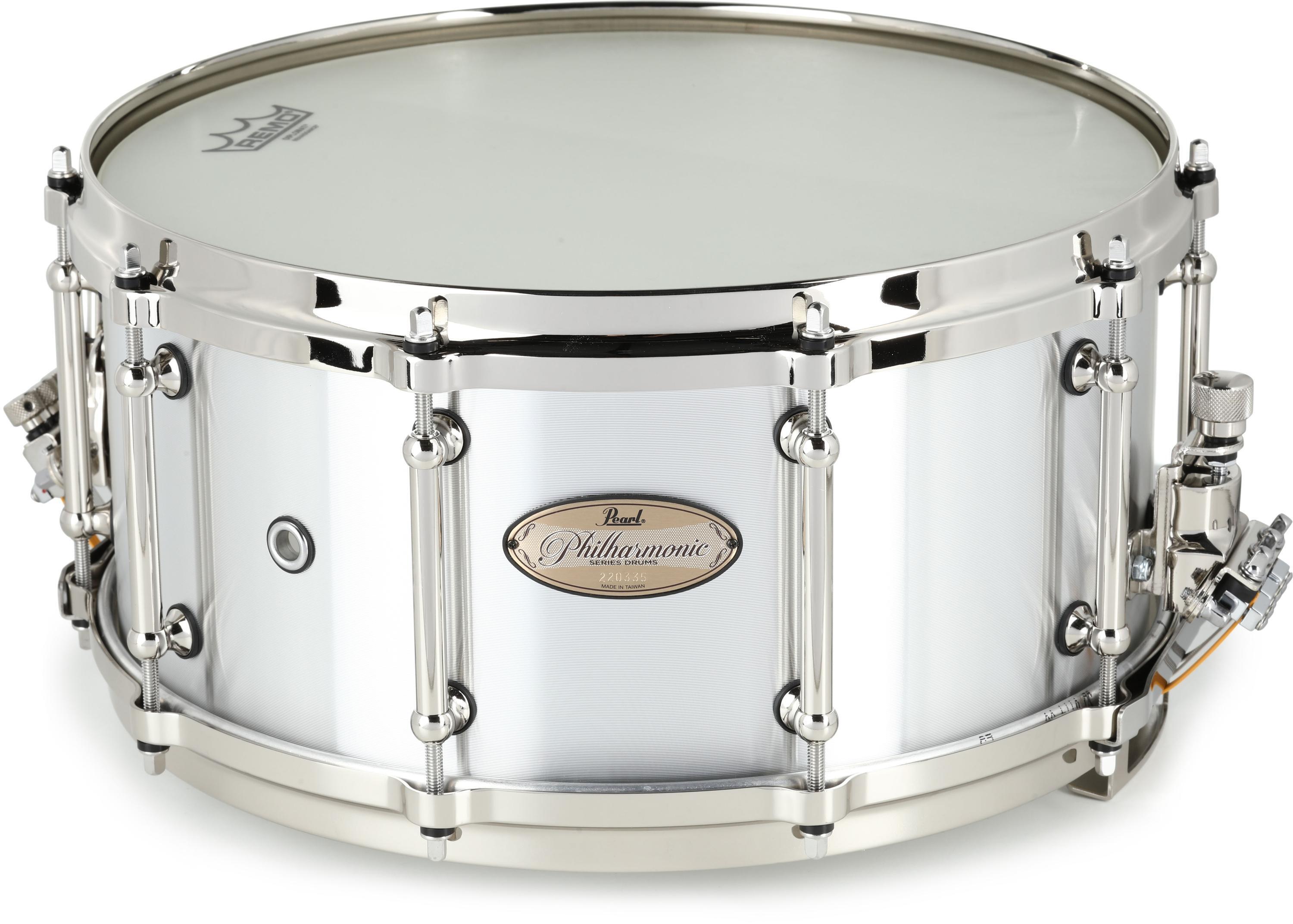 Pearl Pearl Philharmonic Cast Aluminum Snare Drum - 6.5-inch x 14