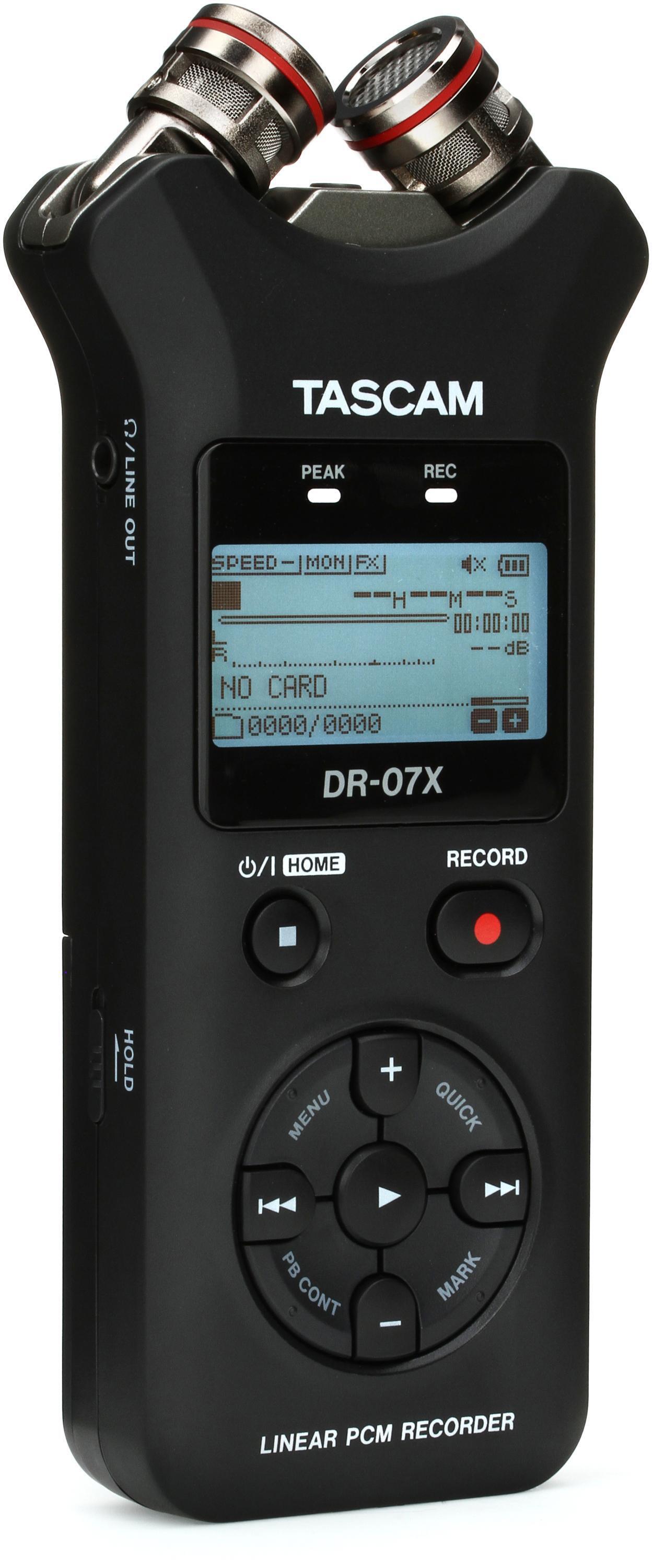 TASCAM DR-07X ,アクセサリー&バイノーラルイヤホン付き-