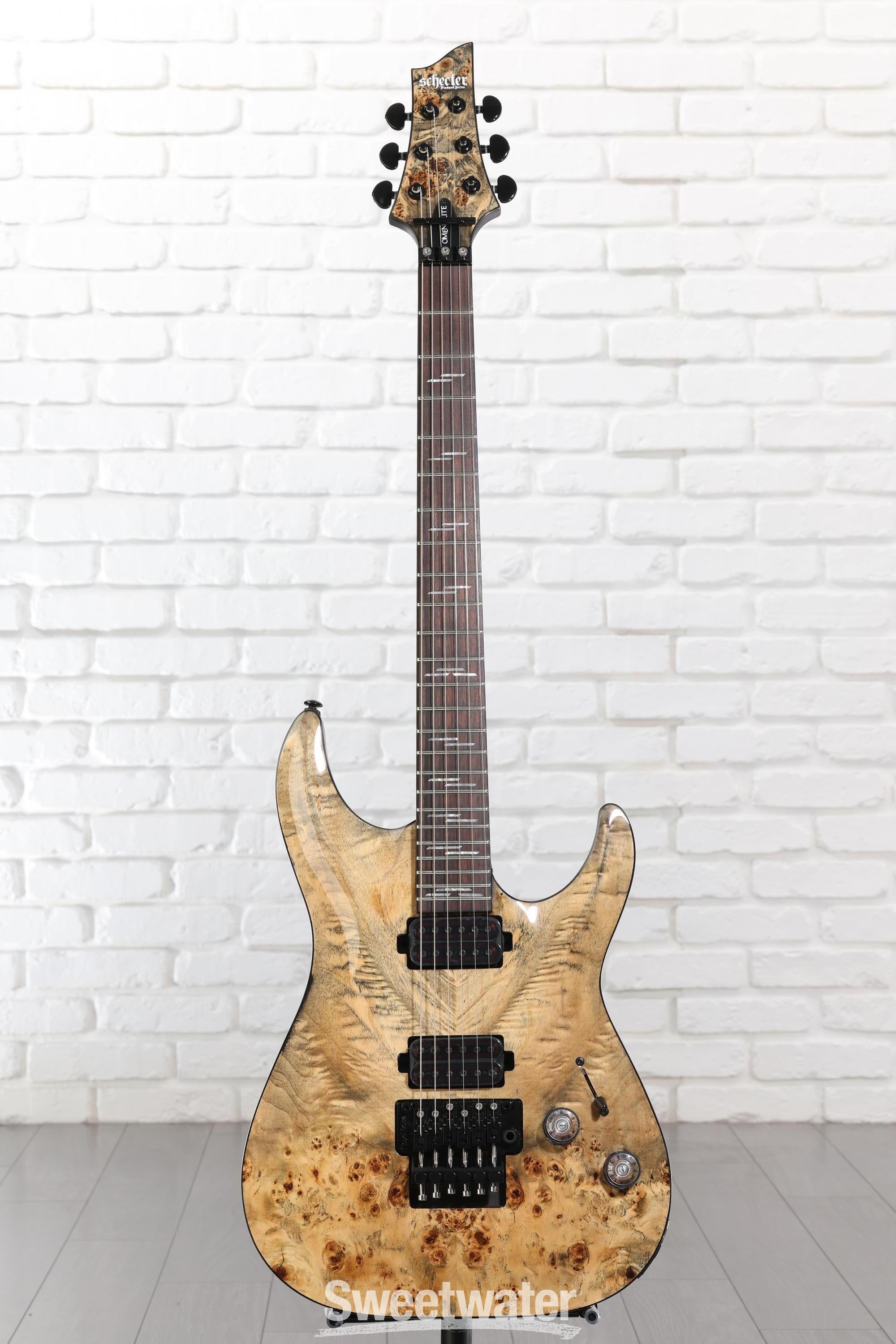 Schecter Omen Elite-6 FR Electric Guitar - Charcoal | Sweetwater