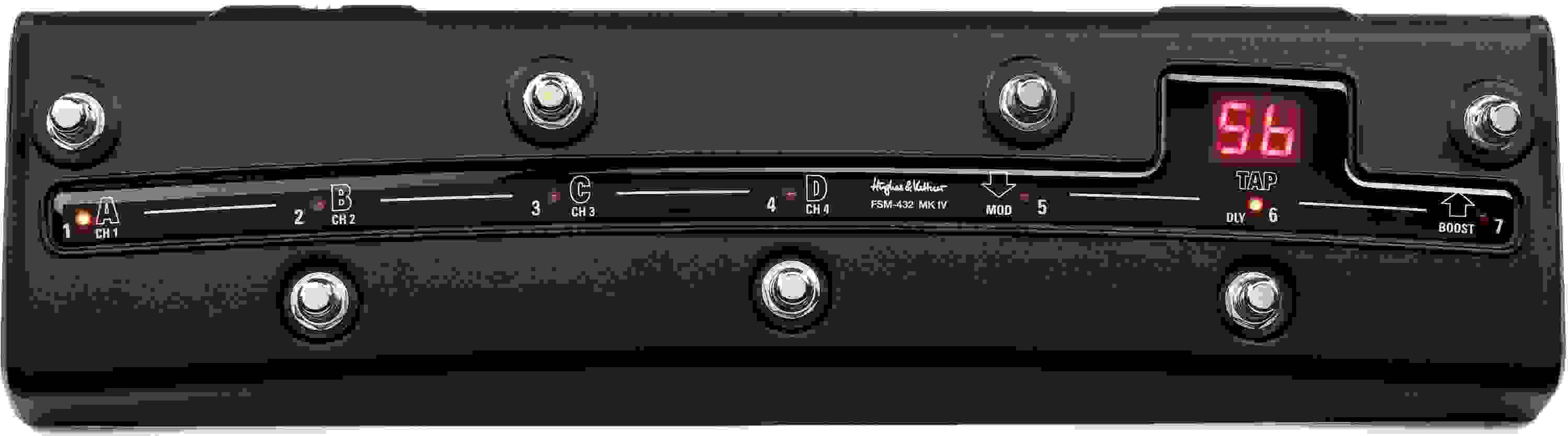 Hughes & Kettner FSM-432 MK IV MIDI Board Foot Controller