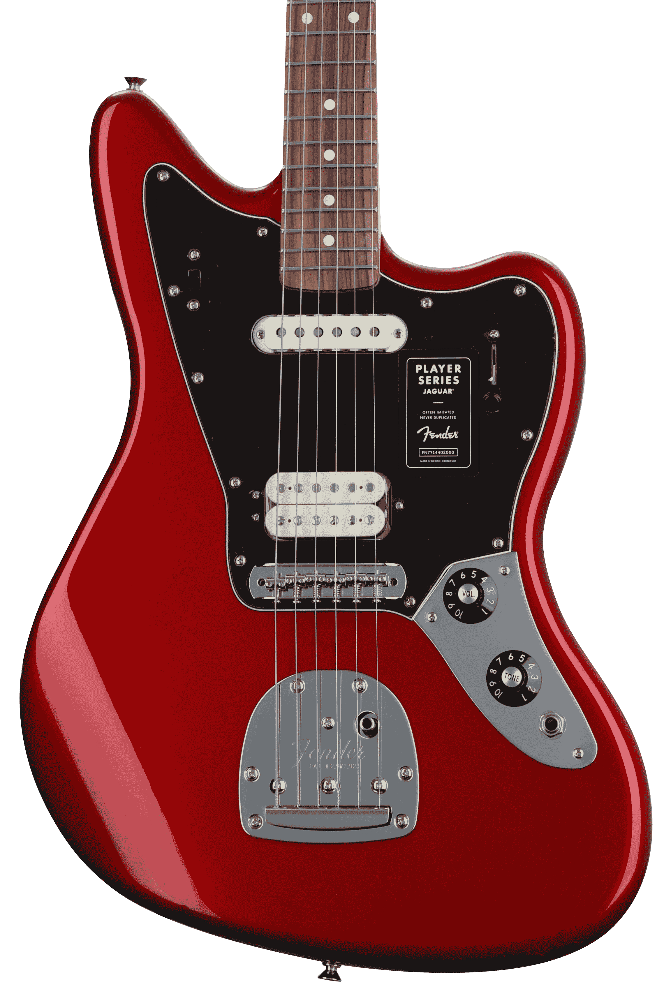 Fender Player Jaguar Solidbody Electric Guitar - Candy Apple