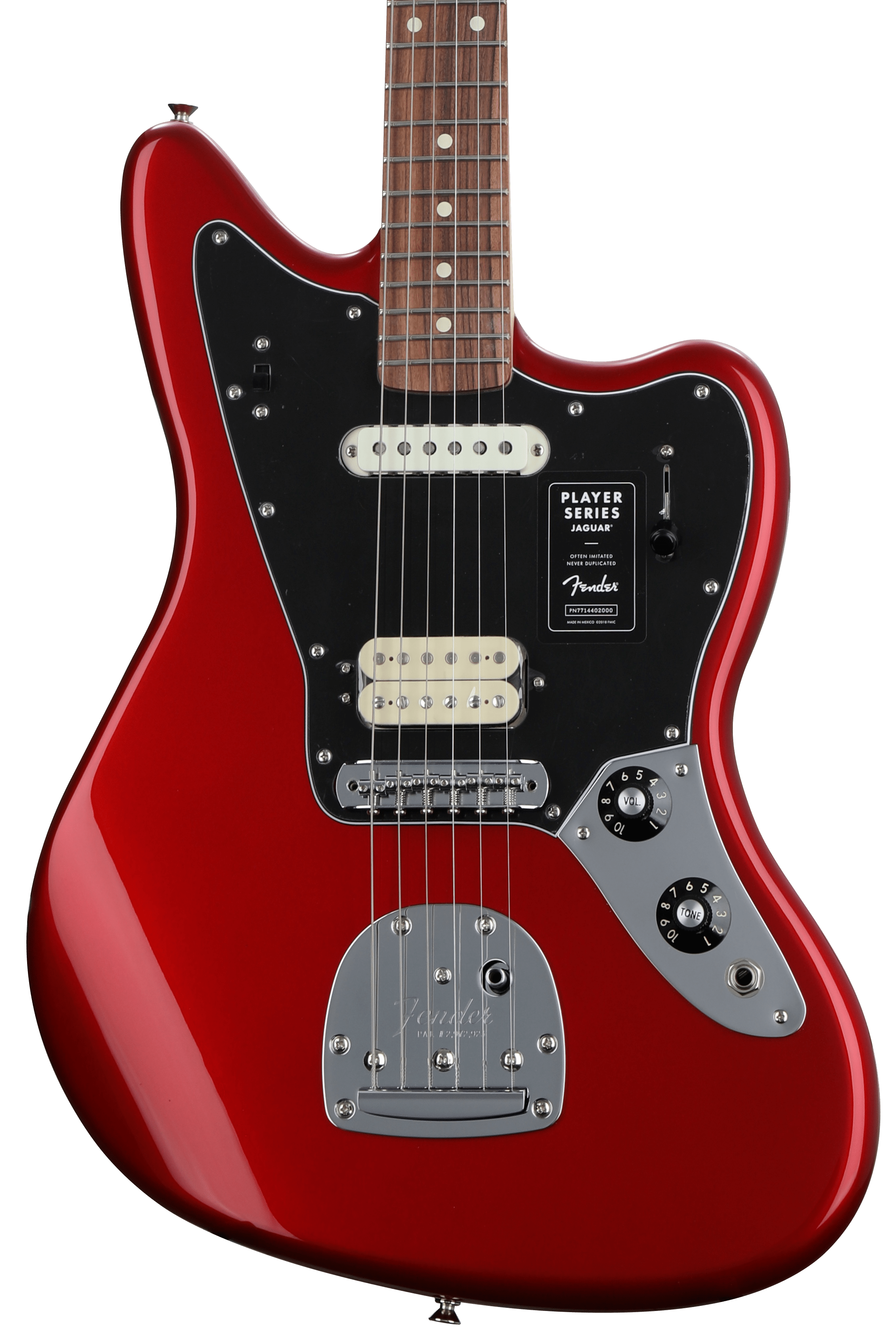 Fender Player Jaguar Solidbody Electric Guitar - Candy Apple Fender Player Jaguar Solidbody Electric Guitar - Candy Apple