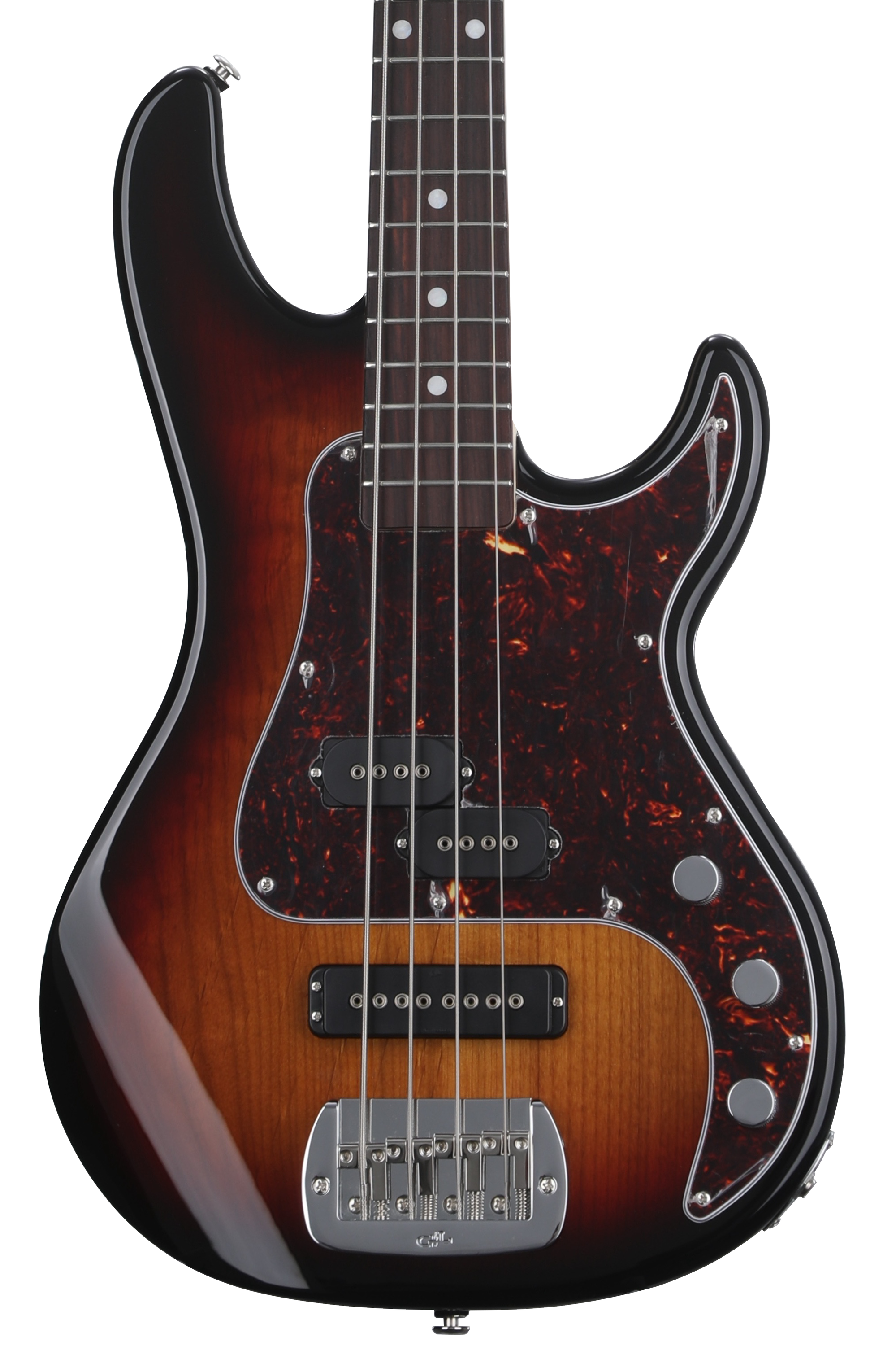 G&L SB-2 Bass Guitar - 3-tone Sunburst | Sweetwater