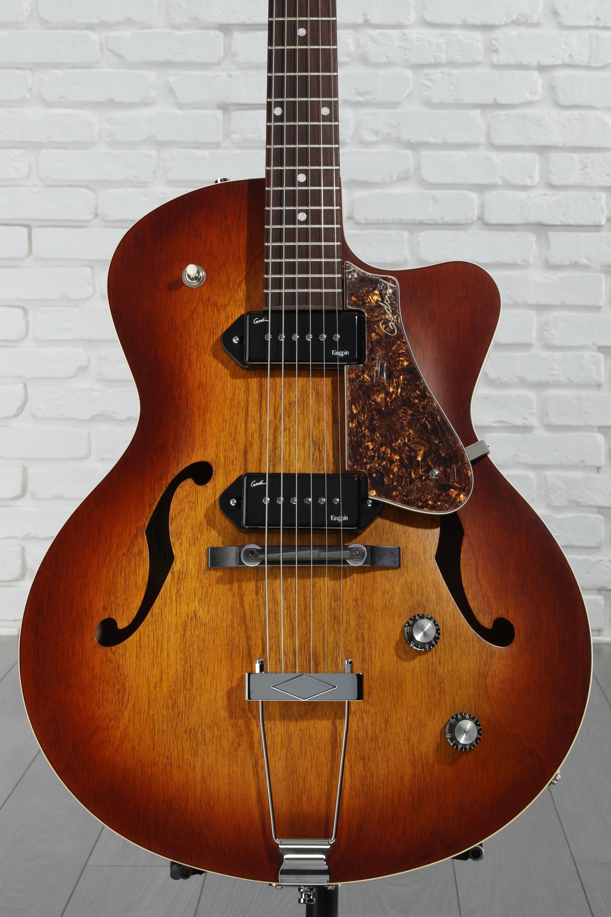 Godin 5th Avenue CW Kingpin II P90 Hollowbody Electric