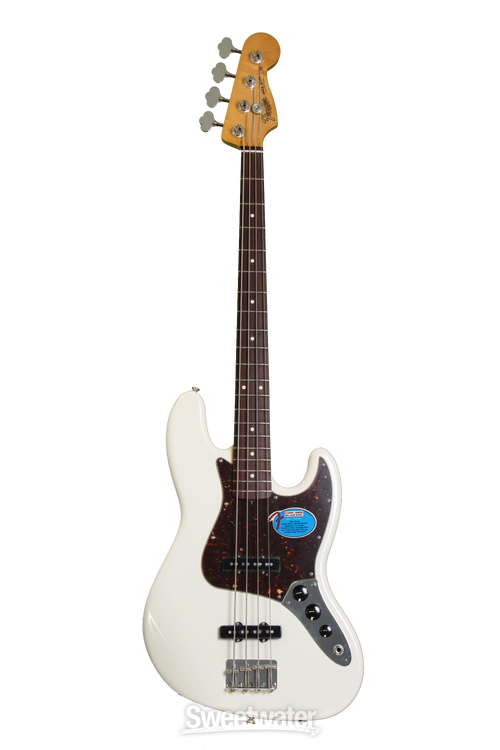Fender '60s Jazz Bass - Olympic White with Rosewood Fingerboard