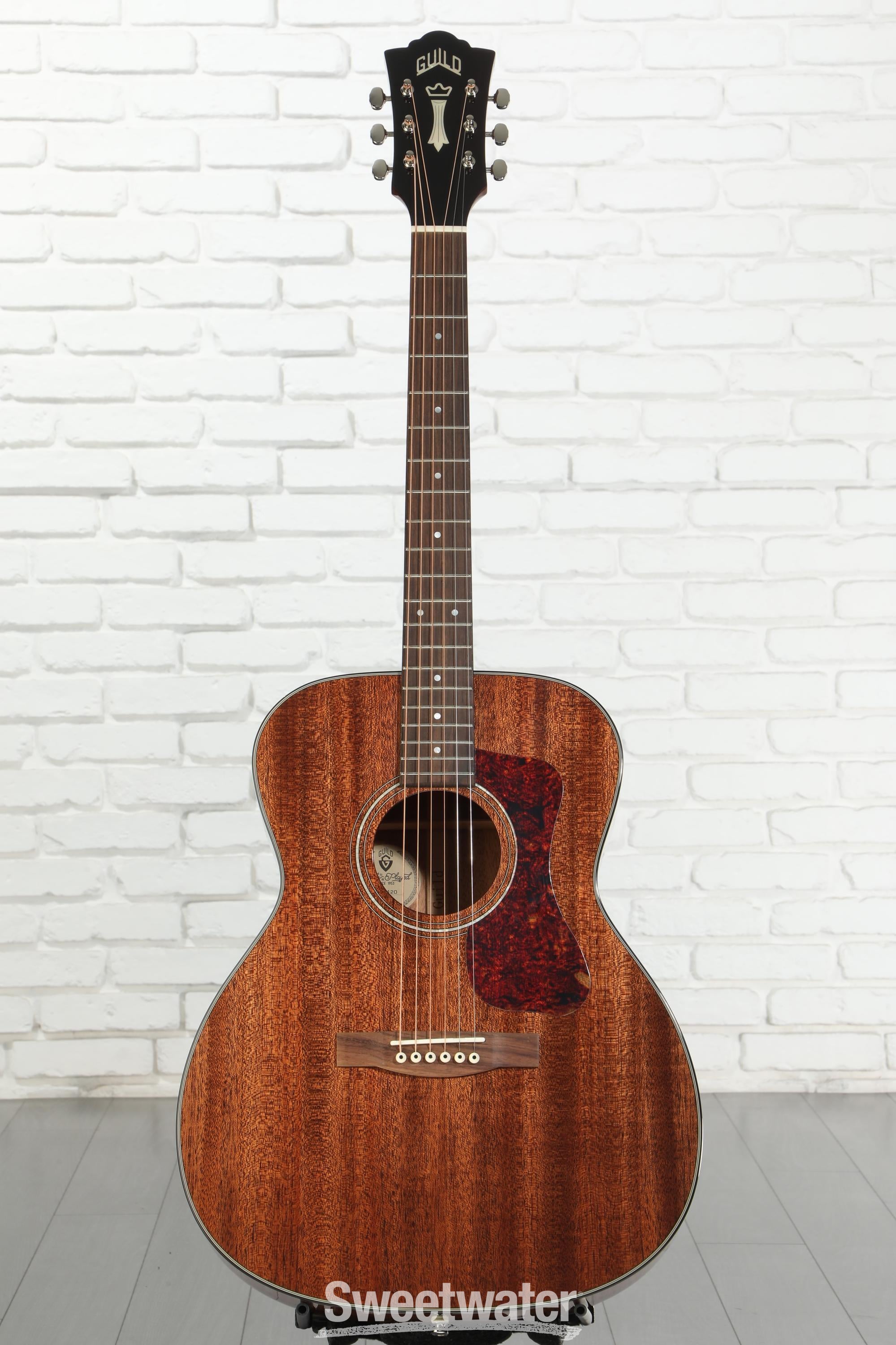 Guild OM-120, Orchestra Acoustic Guitar - Natural | Sweetwater