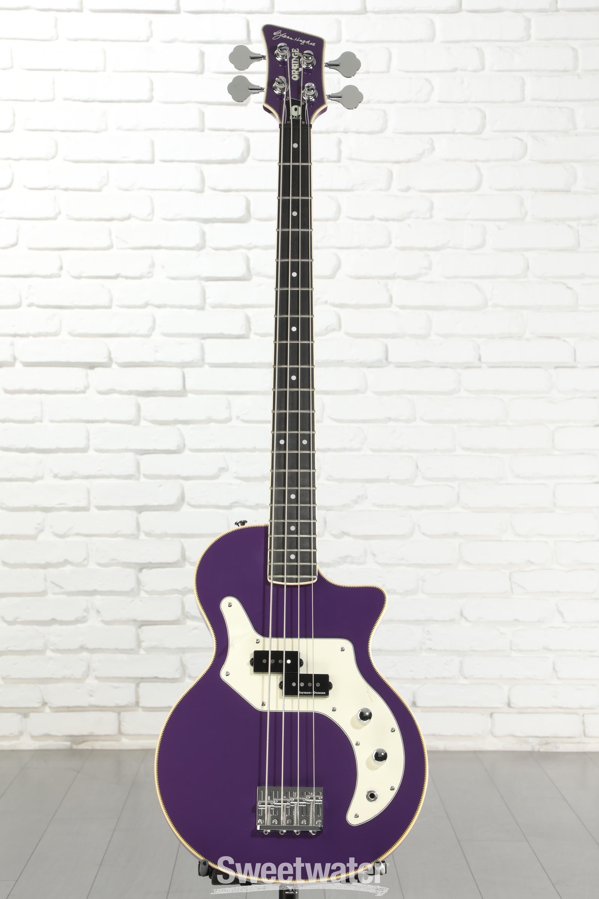 Orange Glenn Hughes Signature Purple O Electric Bass Guitar