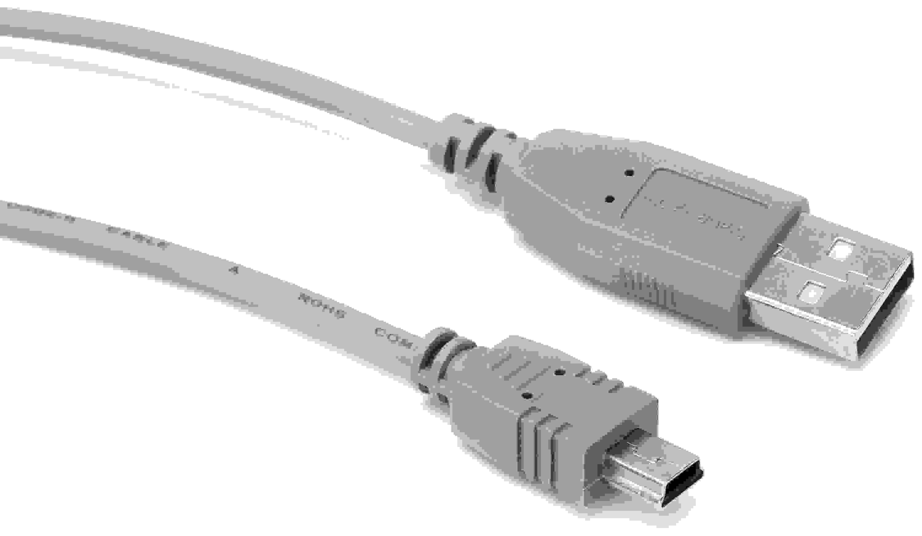 StarTech.com USB2HABM3 USB Type A to Mini USB B Cable - 3 foot