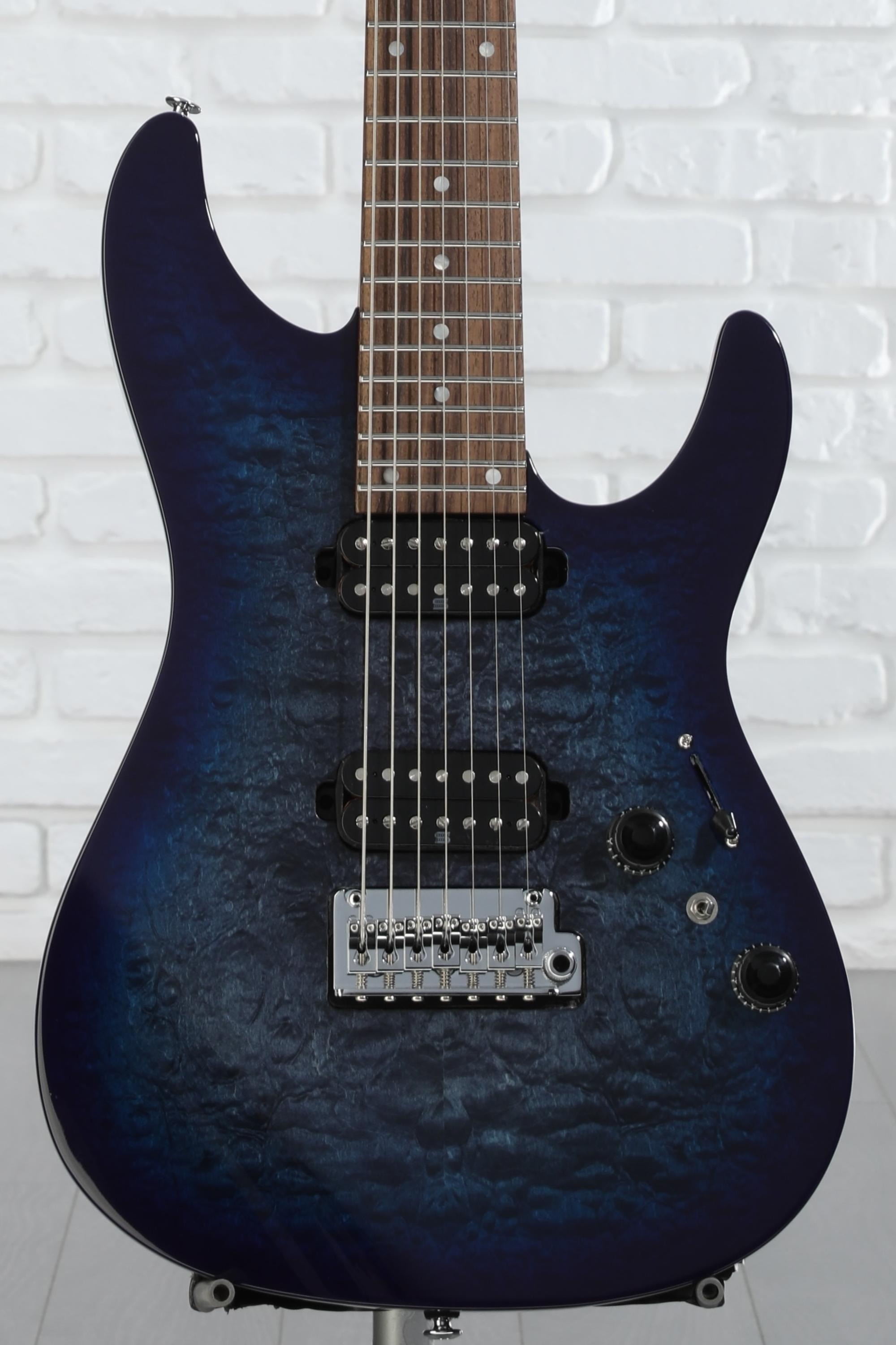 Amazon.com: Ibanez Premium AZ427P2QM 7-string Electric