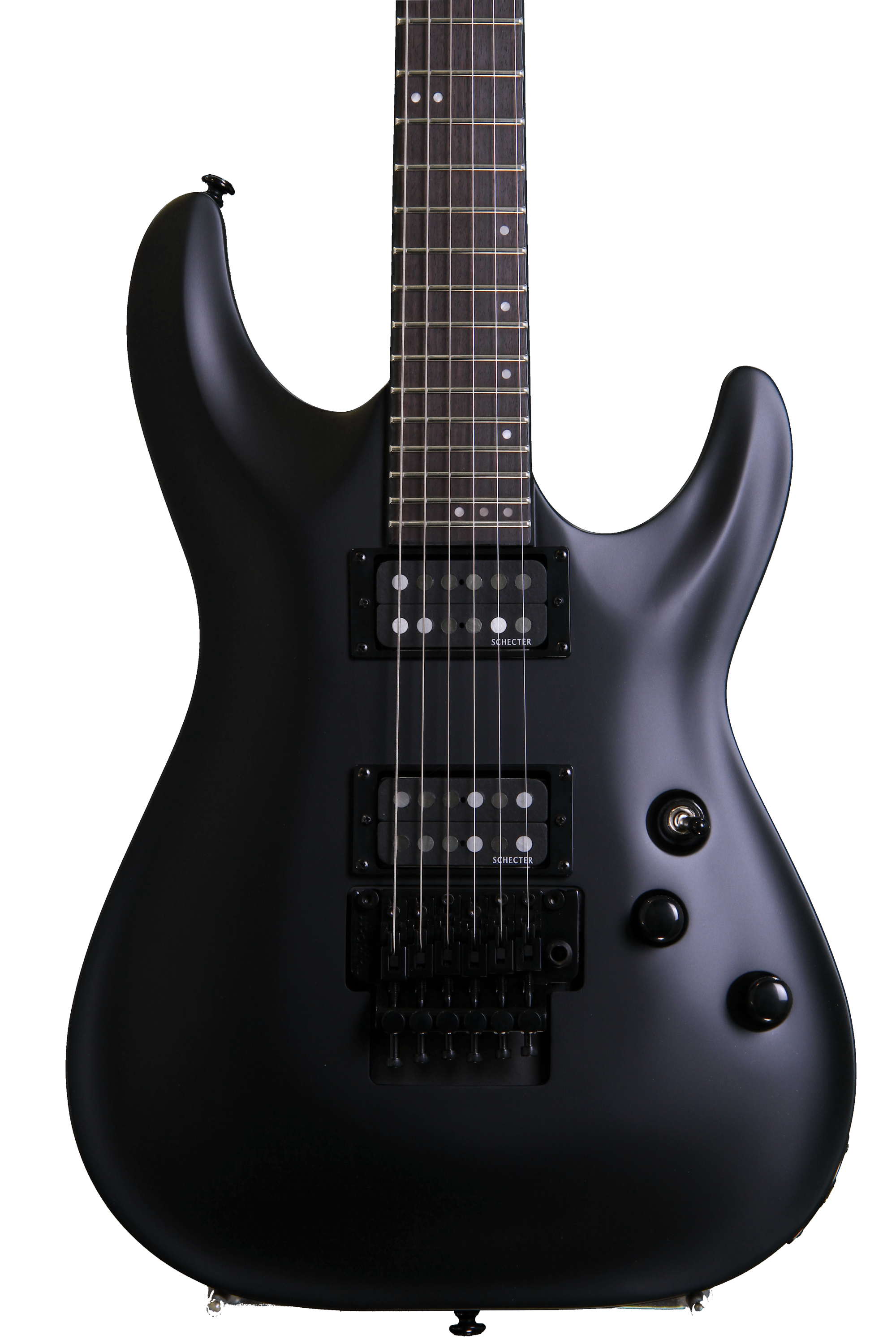 Schecter Stealth C-1 Floyd Rose Satin Black Stealth | Sweetwater