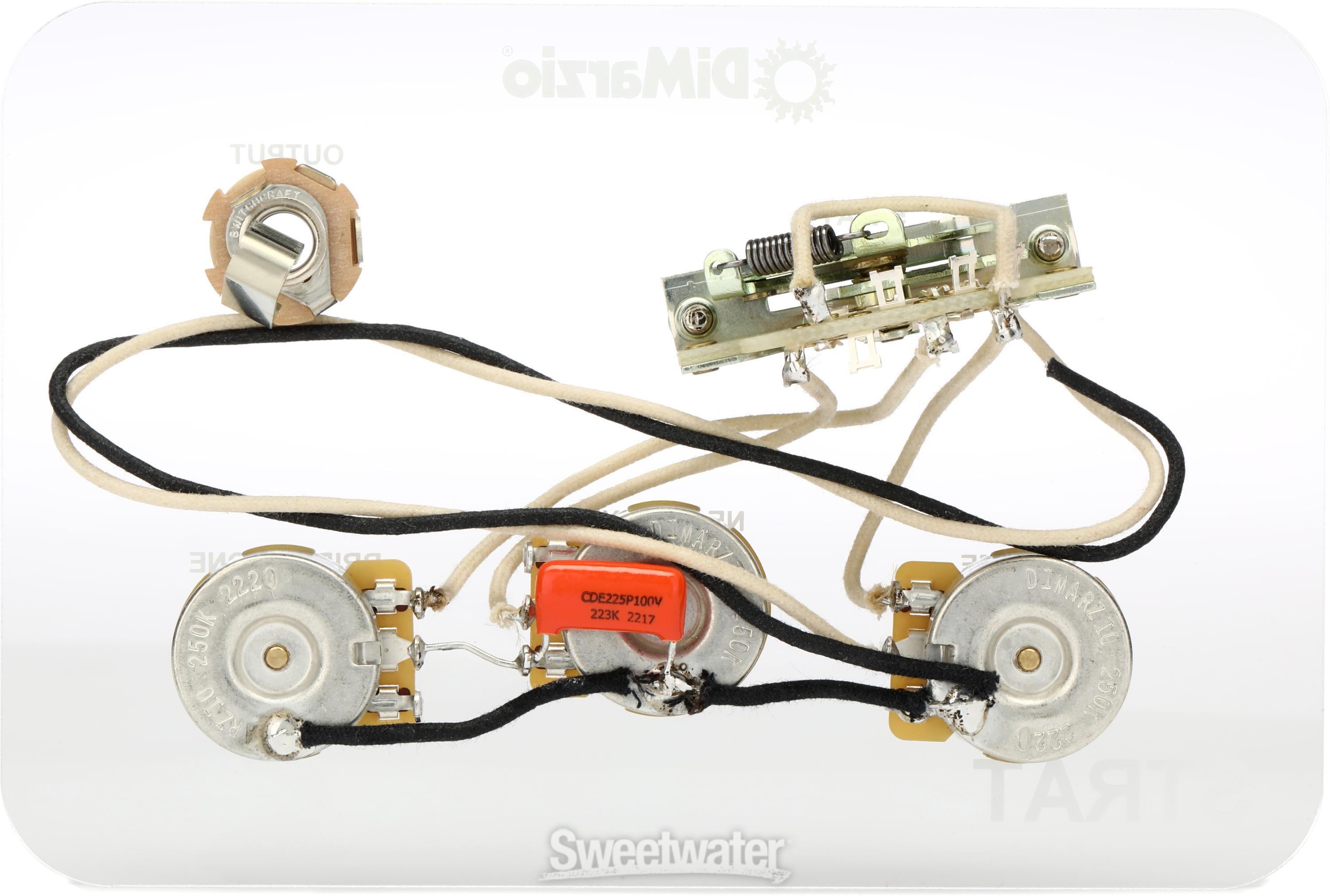 その他 goro DiMarzio GW2108A5 Stratocaster Wiring Harness Upgrade