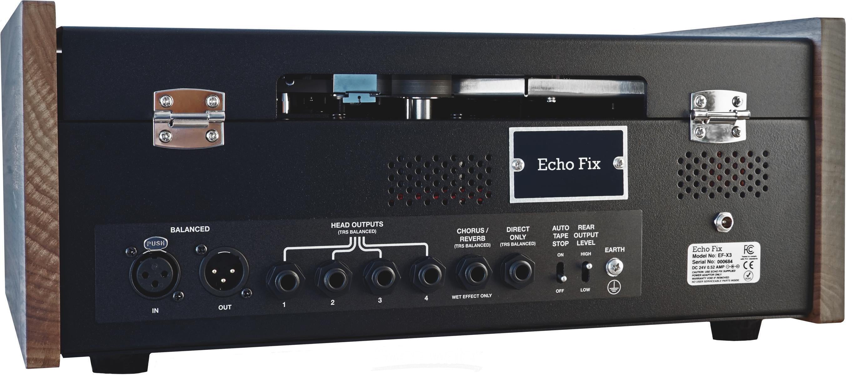 Echo Fix EF-X3 Desktop Chorus Echo Tape Delay - Black Front Panel