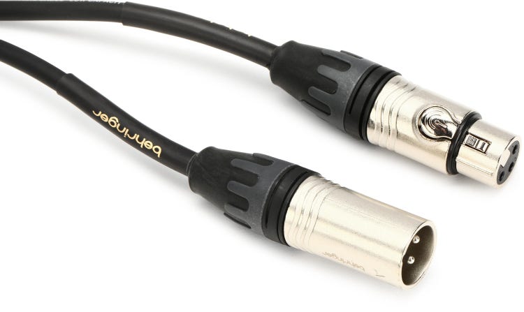 Behringer GMC1000 XLR Female to XLR Male Microphone Cable - 32.8 Foot