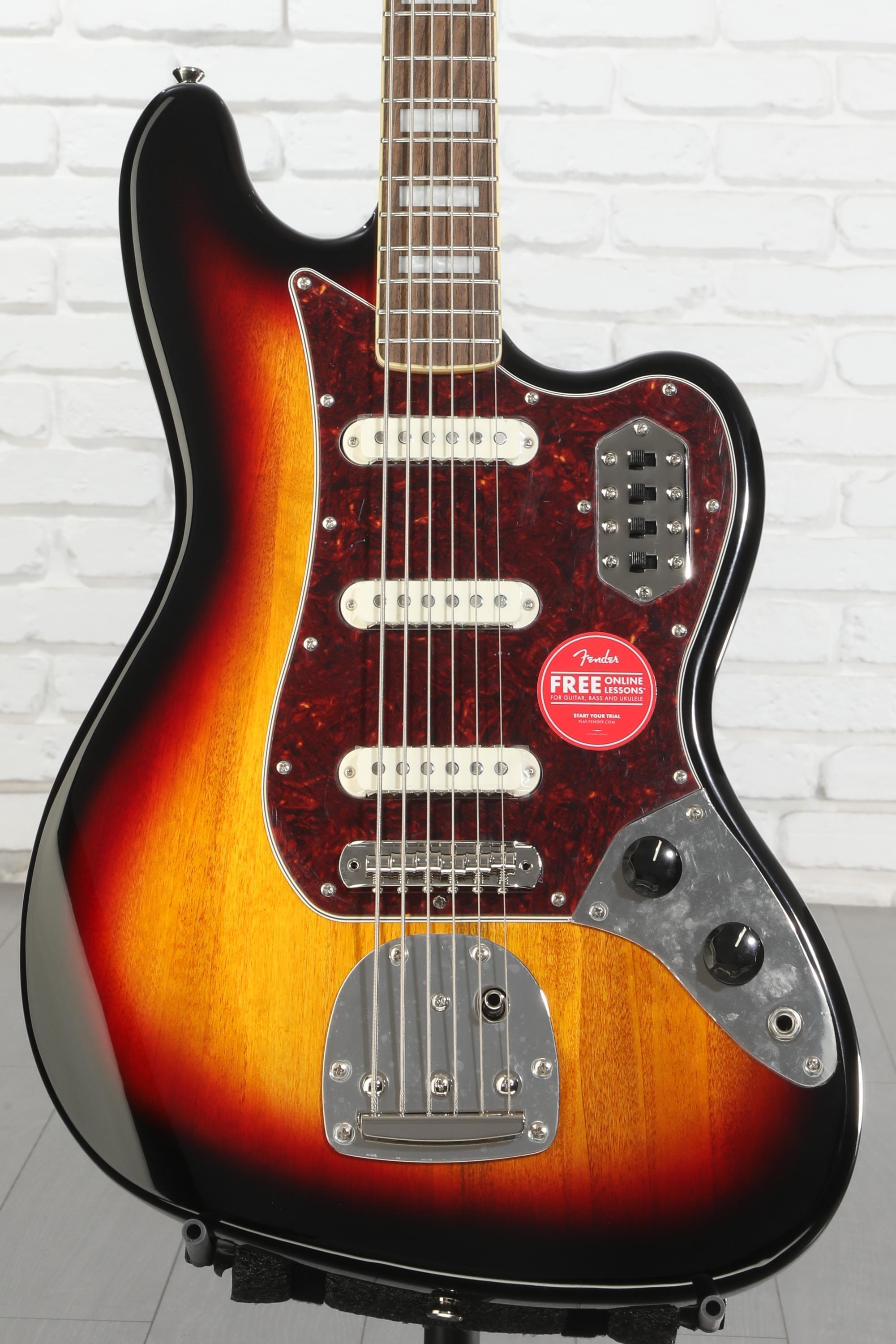 ベース Squier by Fender Classiv Vibe Bass VI Squier Classic Vibe Bass VI Purple Metallic w/Matching Headcap