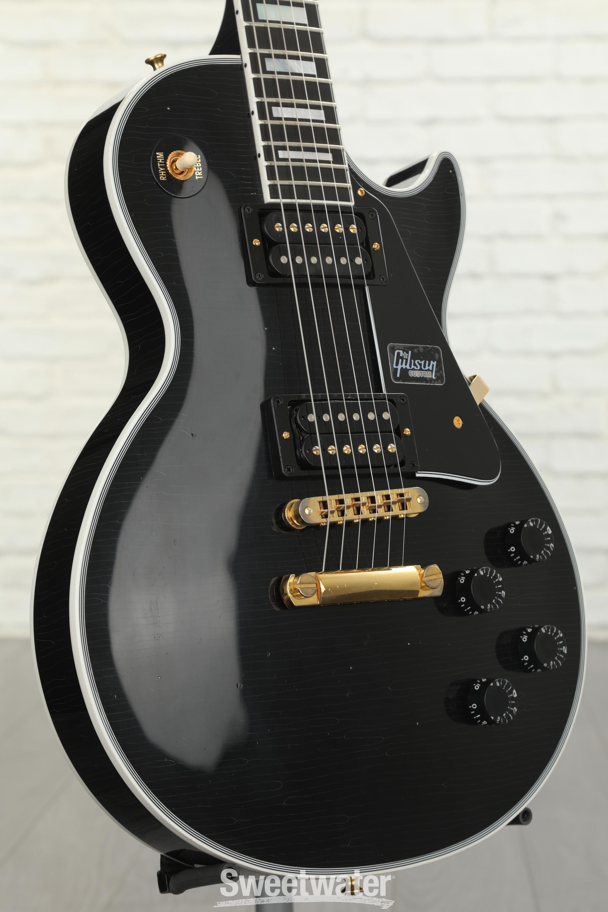 Gibson Custom Aged Les Paul Custom - Aged Ebony