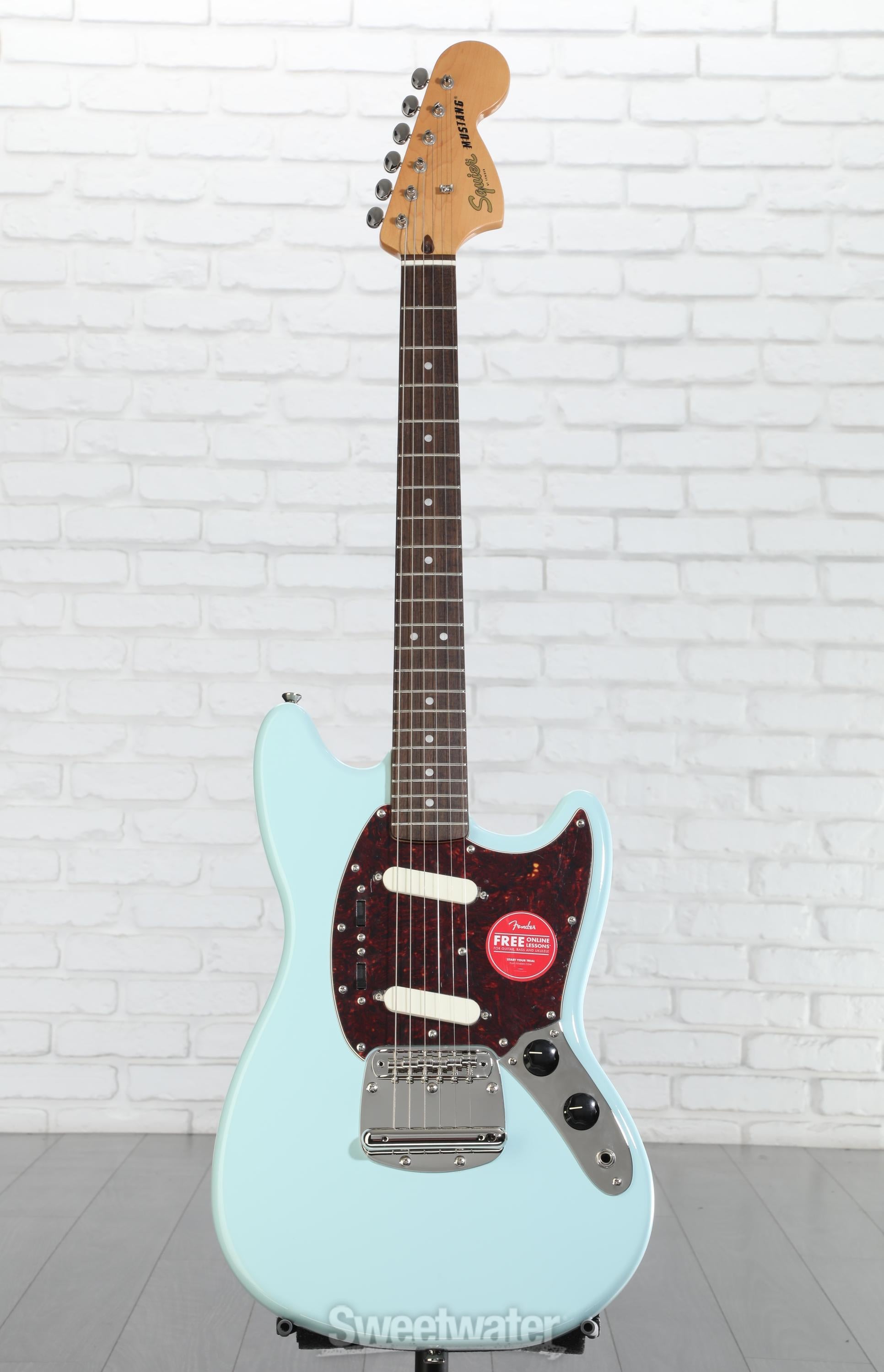Squier Classic Vibe '60s Mustang Electric Guitar - Sonic Blue
