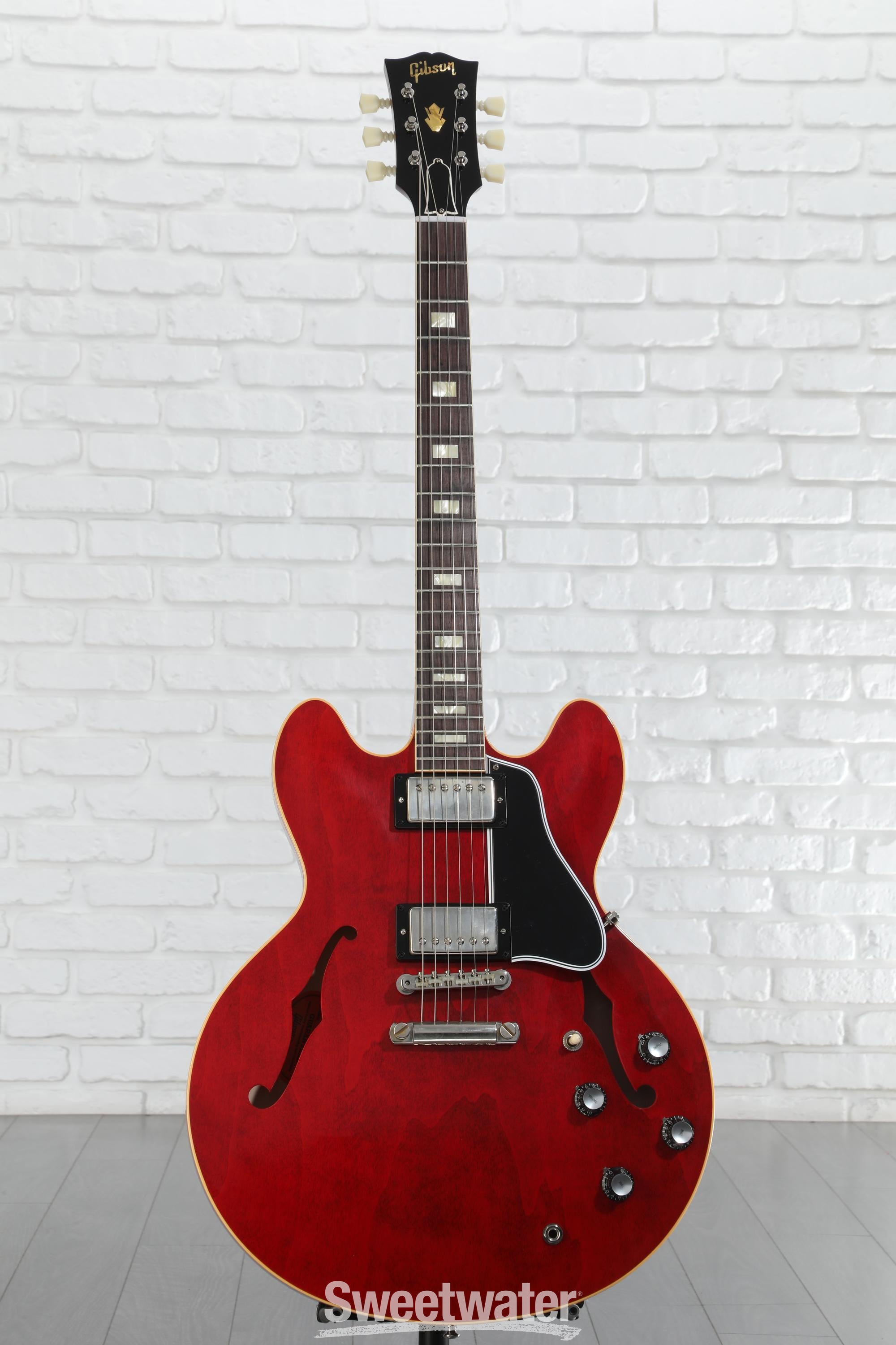 ギター Gibson Custom Shop 1964 ES-335 VOS Platinum Gibson Custom 1964 ES-335 Reissue VOS Semi-Hollow