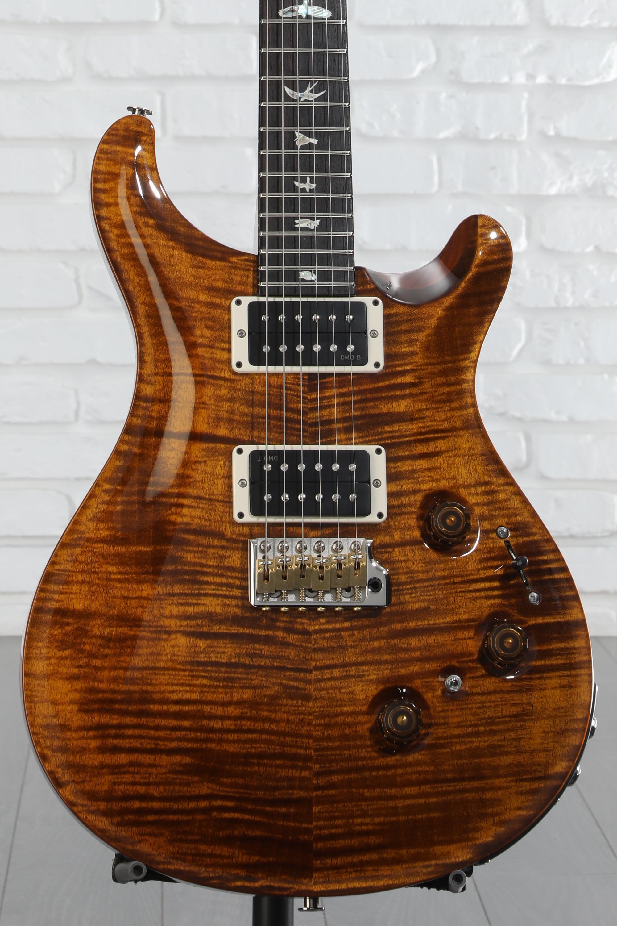 PRS Custom 24 Piezo Electric Guitar - Black Gold | Sweetwater