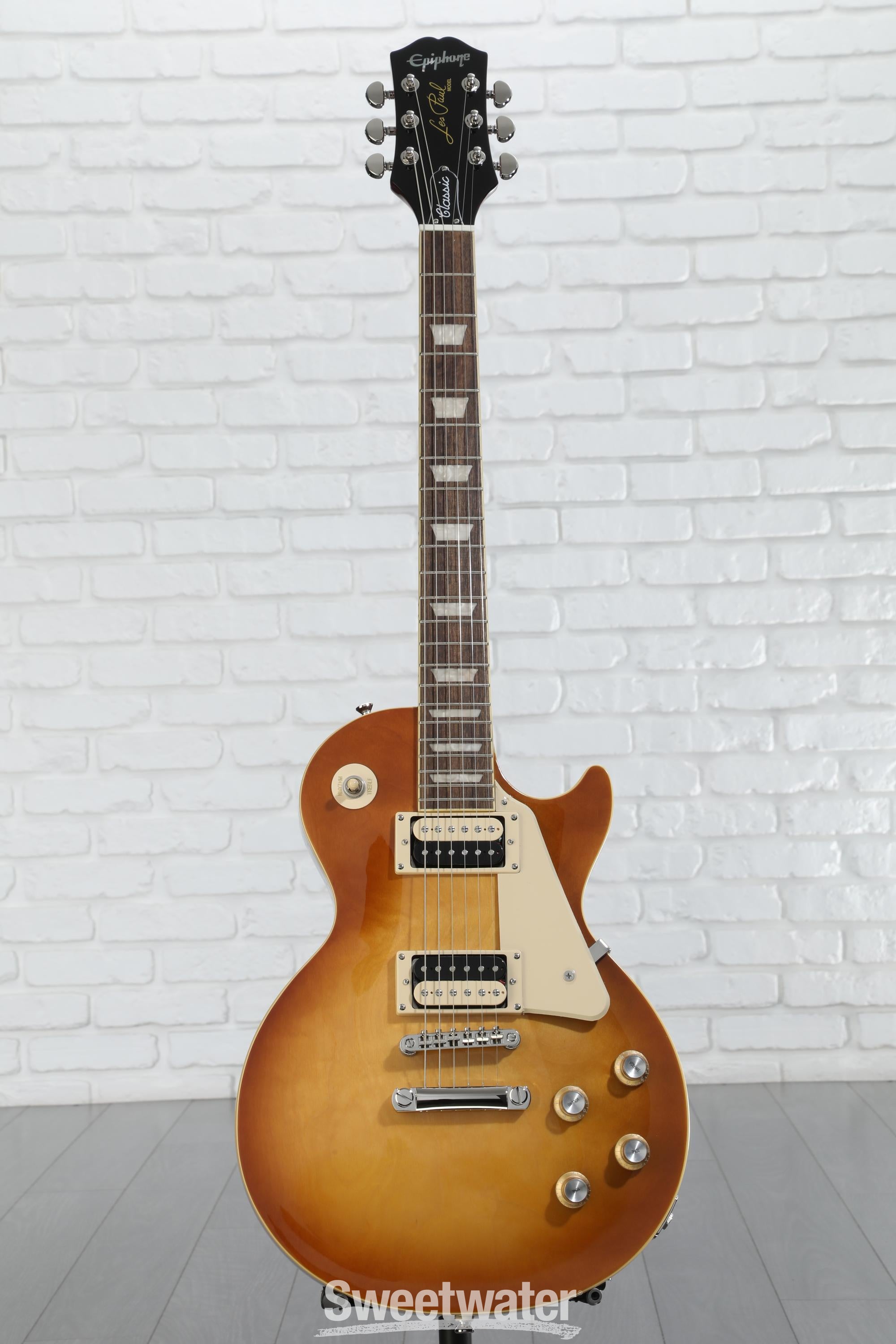 Epiphone Les Paul Standard Plus Top Electric Guitar Honey