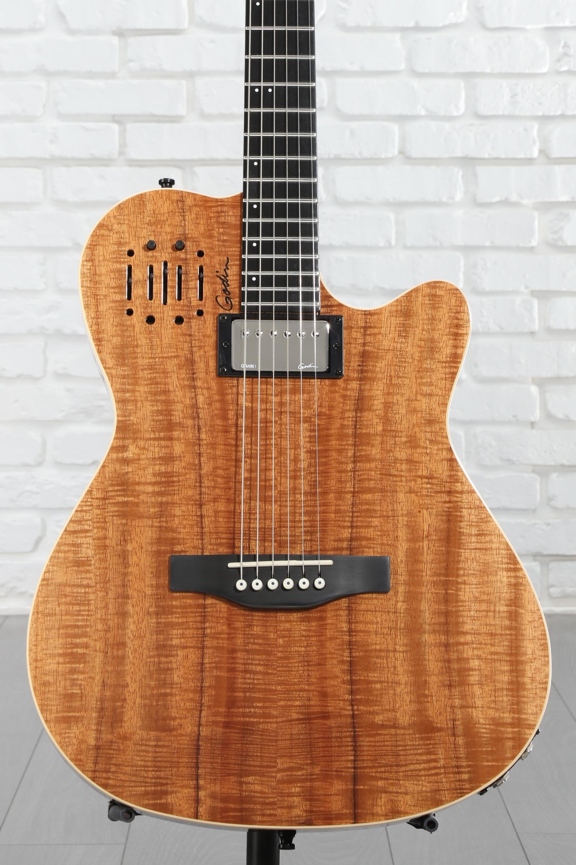 Godin A6 Ultra Extreme Koa HG - Natural | Sweetwater