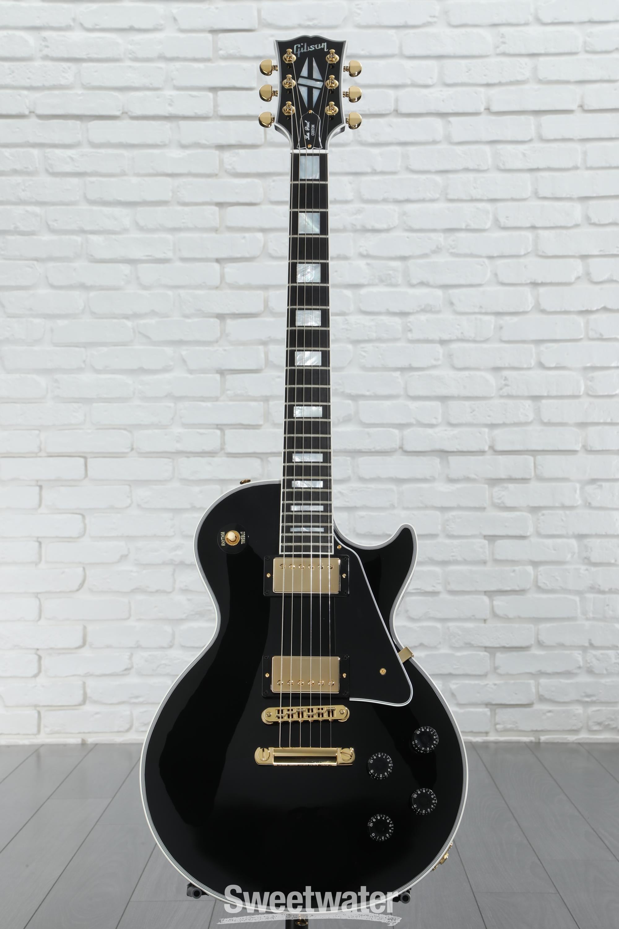 Black Les Paul Customエレキギター Edwards By ESP Les Paul Custom Black Electric Guitar Used