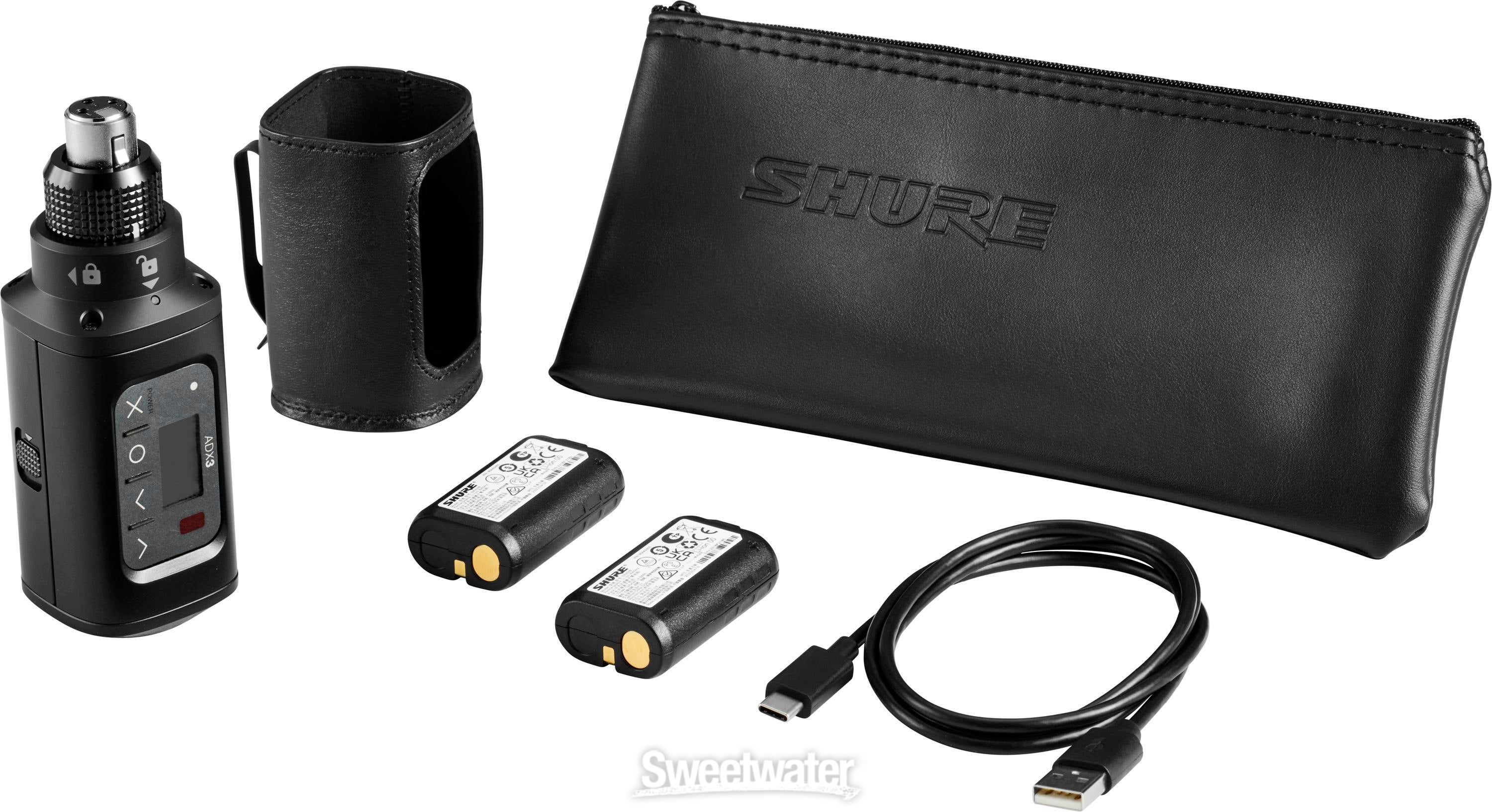 Shure ADX3 Plug-on Transmitter - G57 Band | Sweetwater